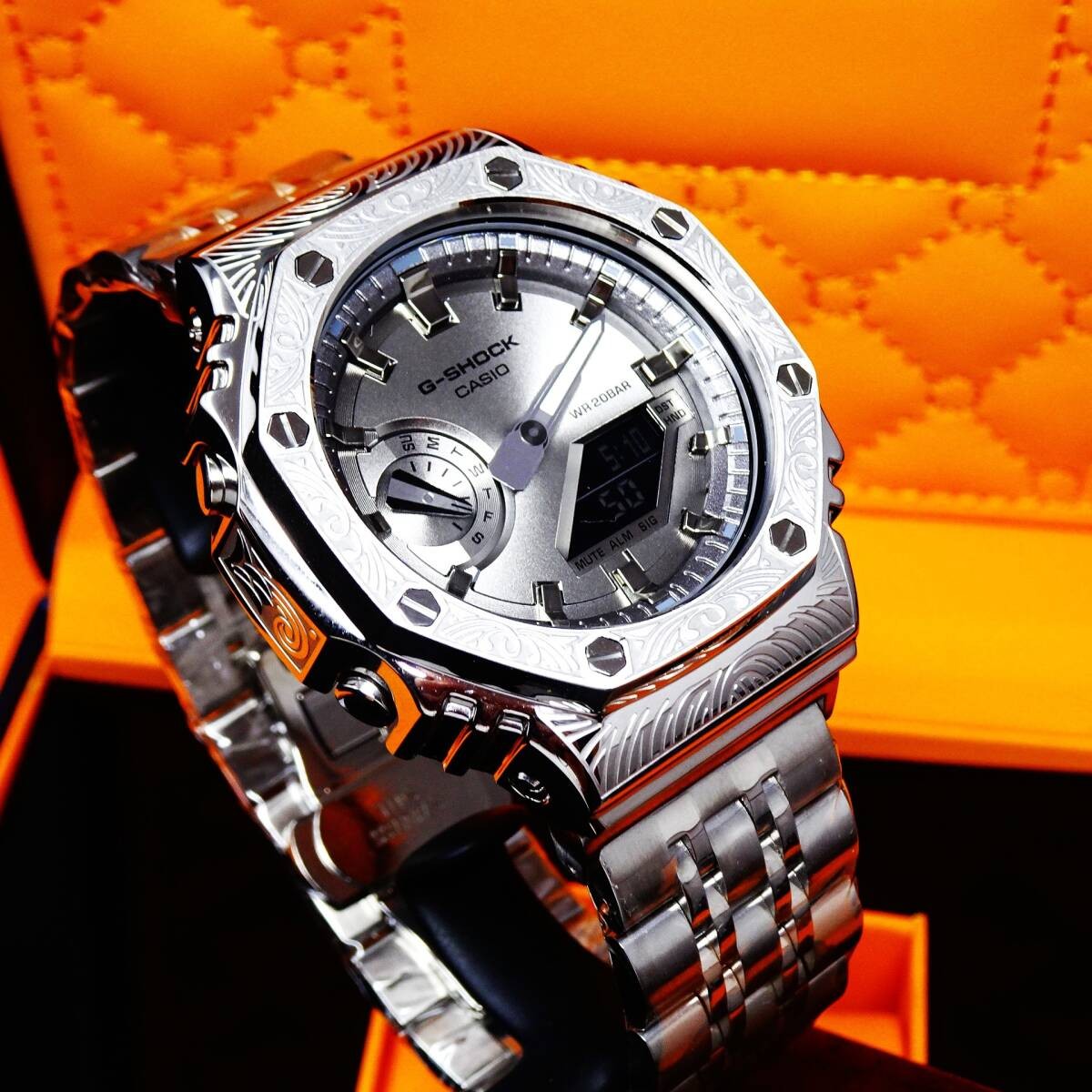 New〓MOD〓Custom watch〓Regular GA2100SB body included〓Aftermarket product
