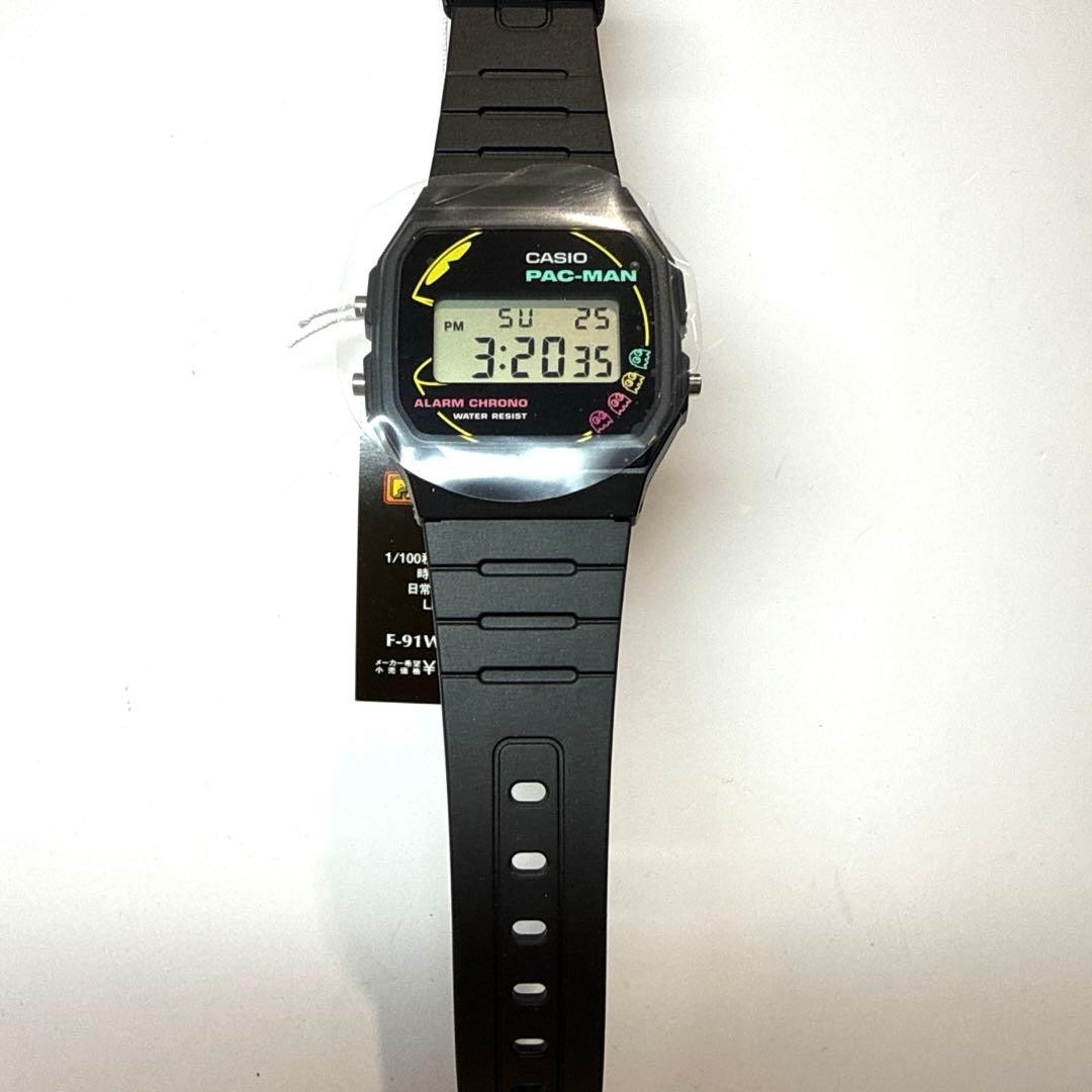 CASIO watch and PAC MAN collaboration model F 91WPC 1AJR