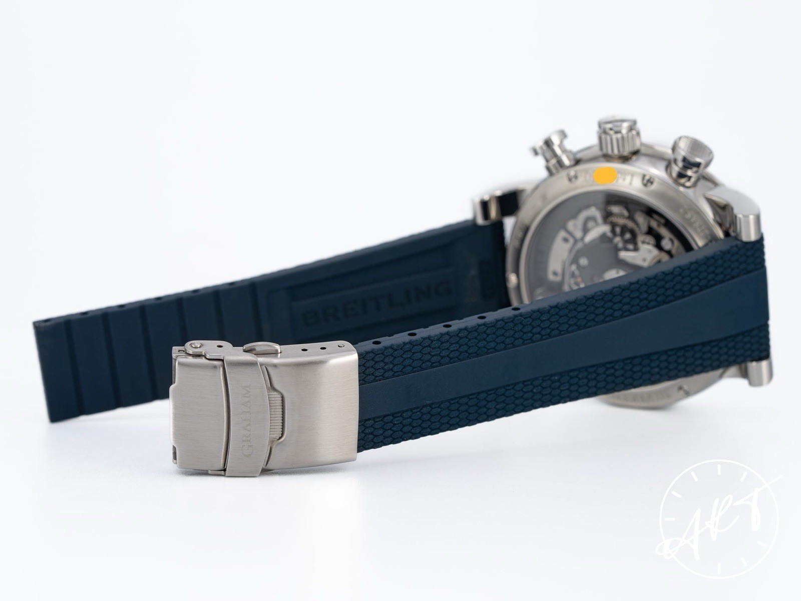 Graham Silverstone Tourbillograph Blue Dial Chrono Tourbillon Ltd Ed Watch RARE