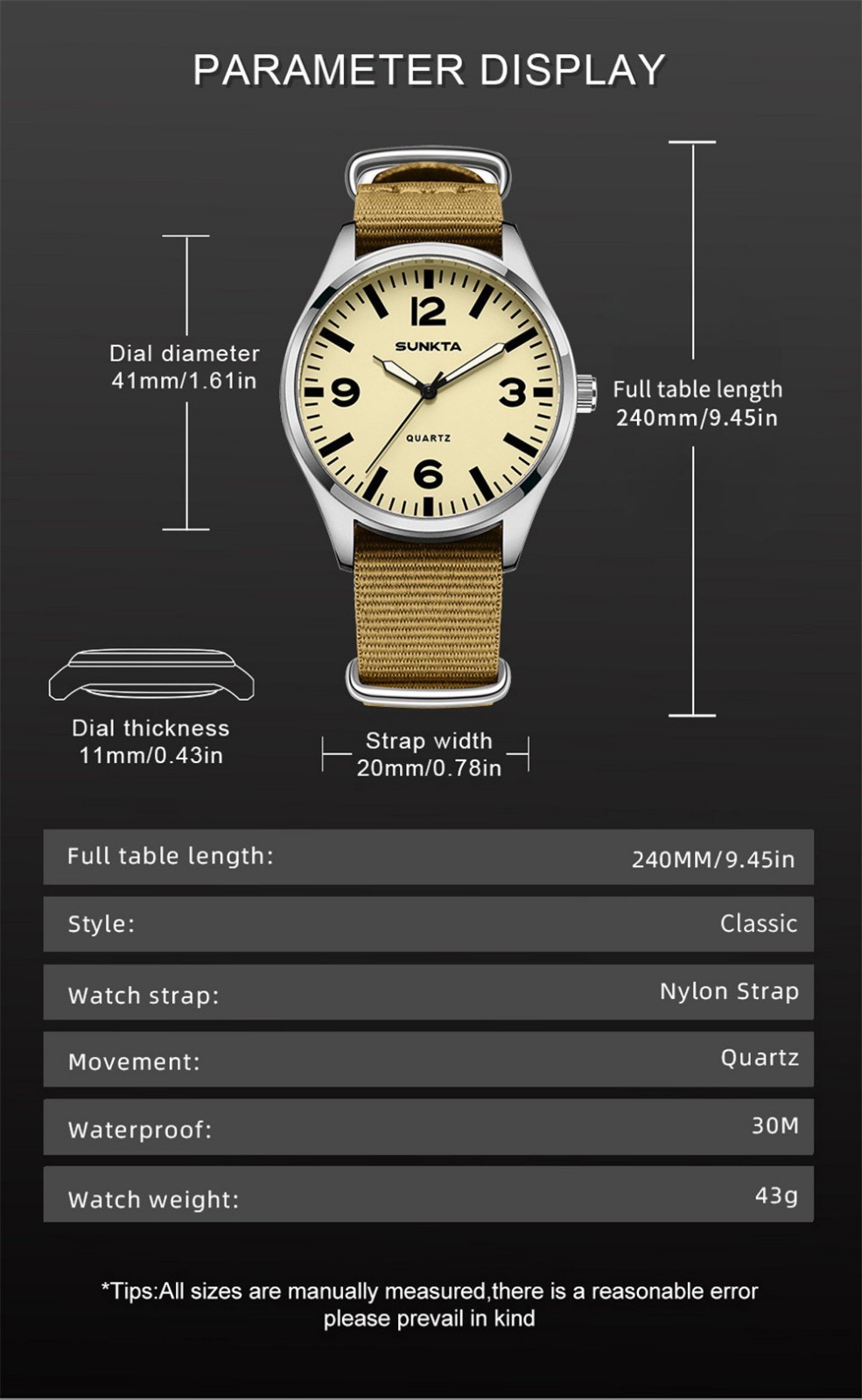LIGE SUNKTA Men Analog Watch Nylon Strap Wristwatch Boy Girl Outdoor Sport Watch