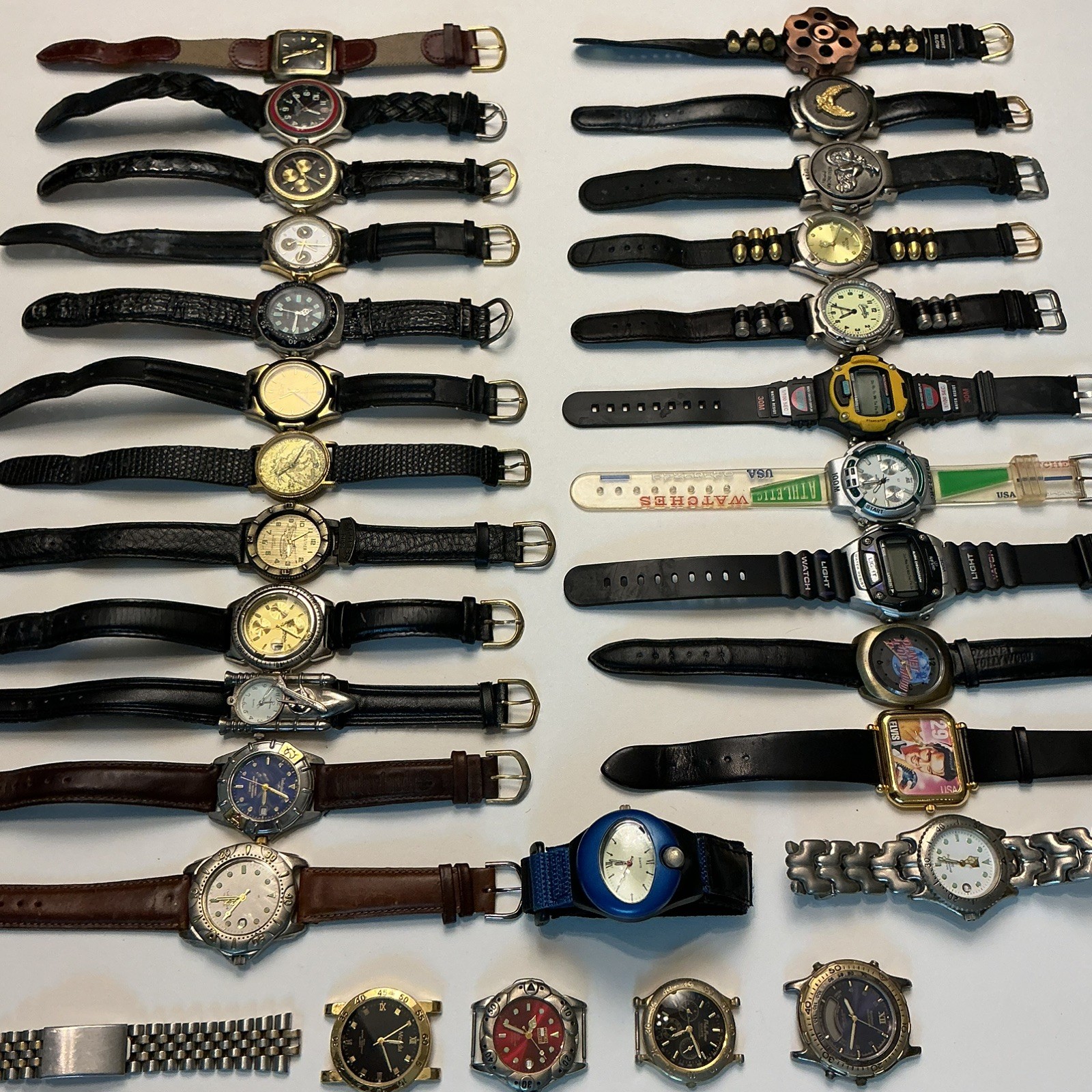 Bulk Watch Lot 27 Pieces Vintage & Modern Mixed Styles Casual Designer As-Is