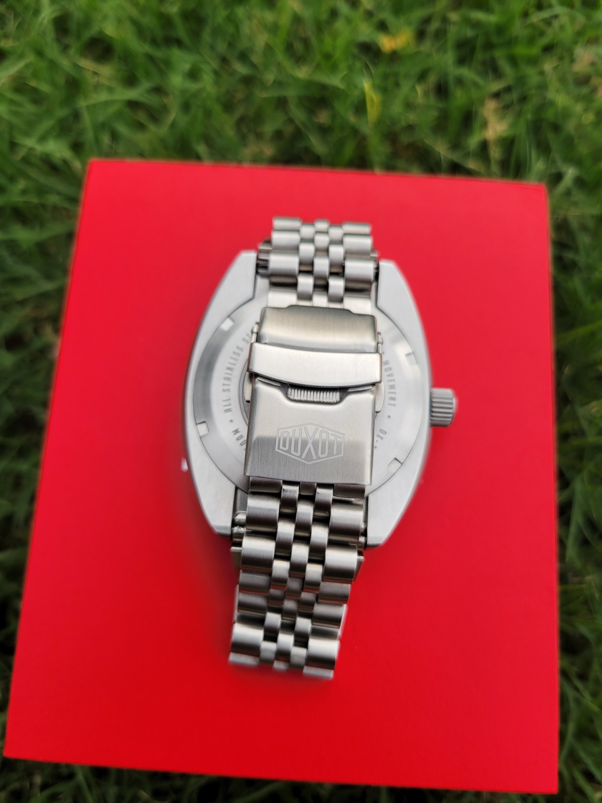 Duxot Tortuga Men’s Automatic Dive Watch Pepsi 200m WR Sapphire Turtle 45mm