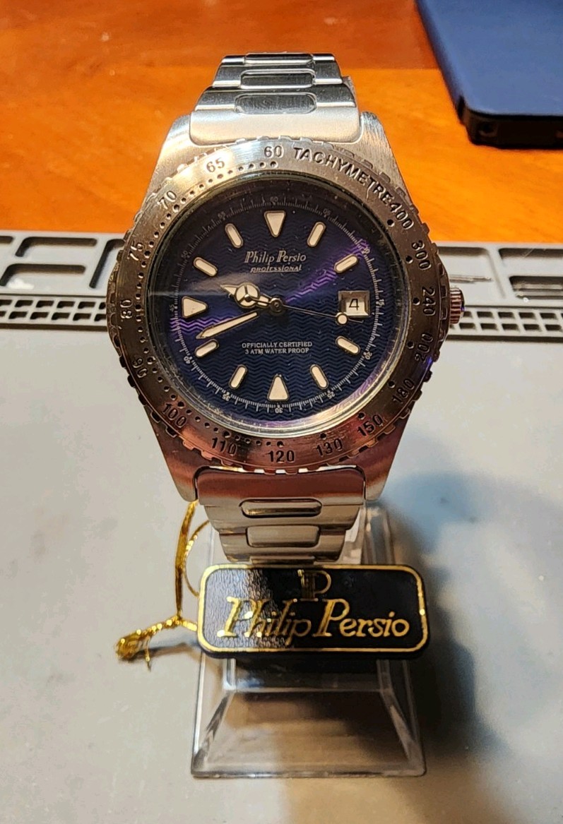 Philip Persio Men’s Professional Quartz Watch 39mm Vintage Case