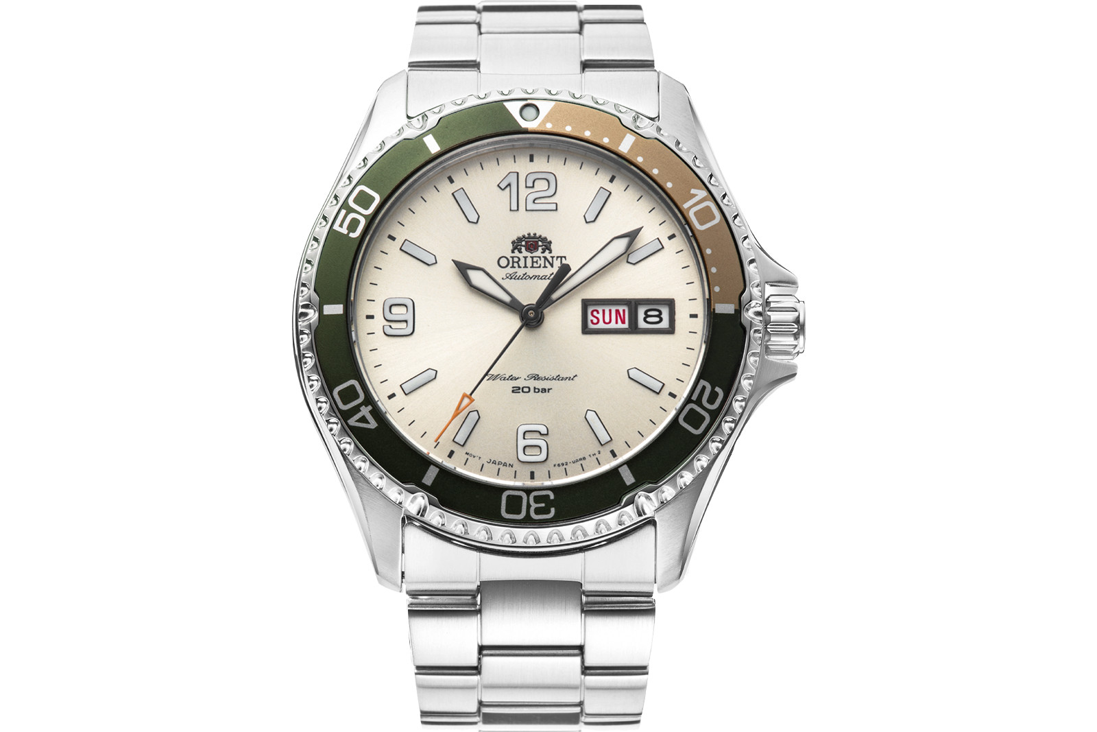 Orient Mako-3 RA-AA0821S19B RA-AA0821S 200m WR Sapphire Crystal