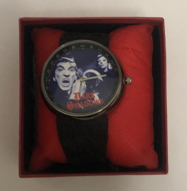 DARK SHADOWS vintage Barnabas Collins metal wristwatch in red box