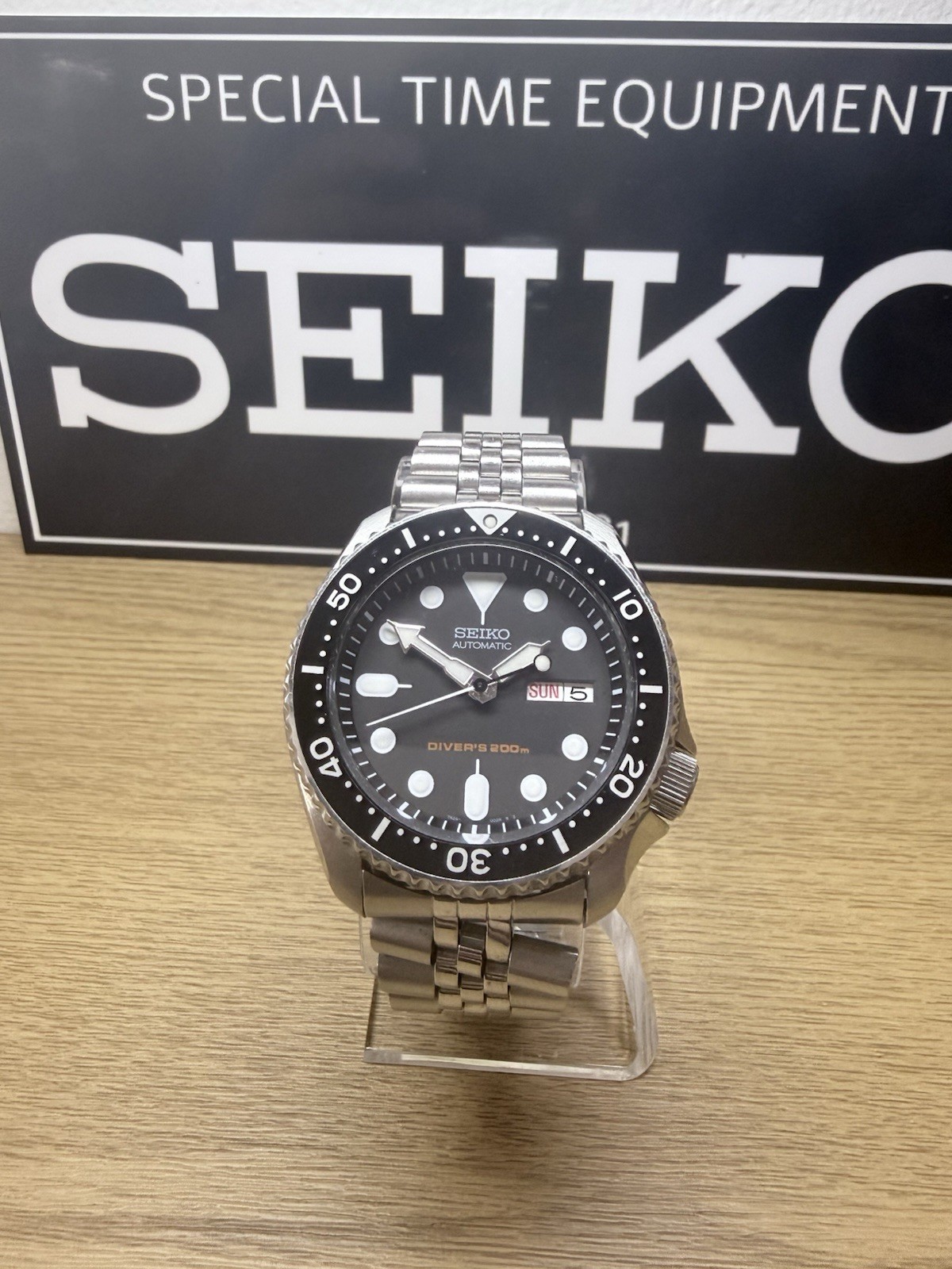 Seiko SKX007 1998 7S26-0020 Automatic Diver 200M Serviced Pressure Tested.