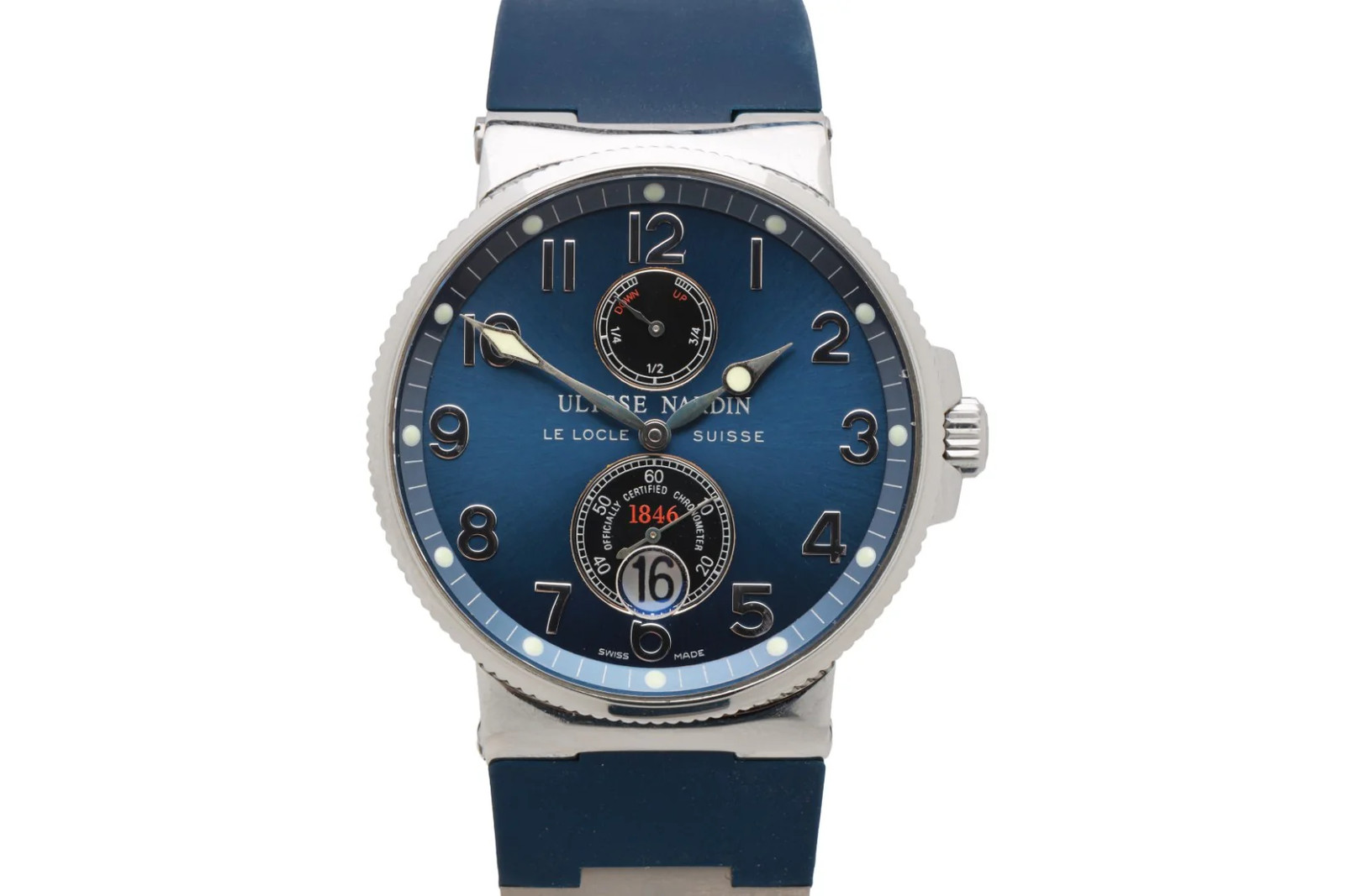 Ulysse Nardin Maxi Marine 263-66 Stainless Steel 42mm Watch