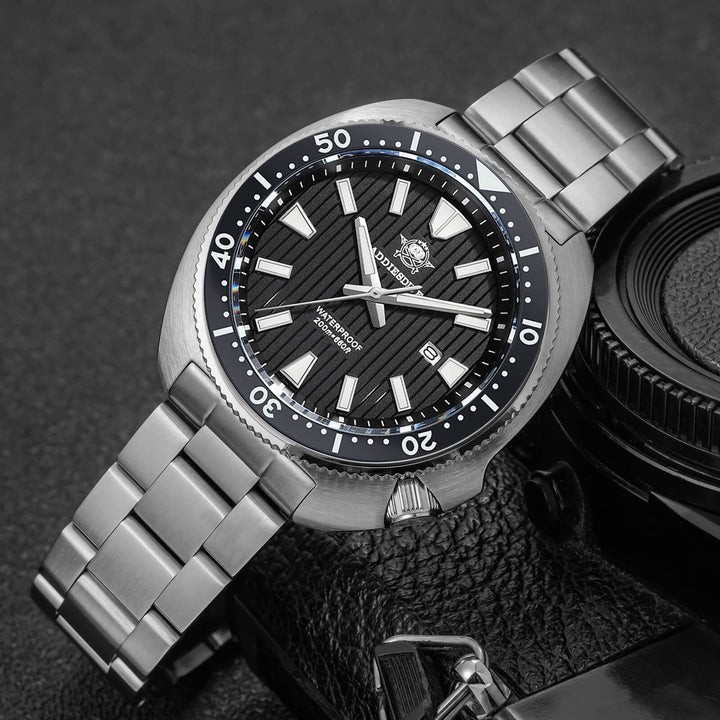 Addiesdive AD2507 Turtle Quartz Diver.Ships from USA.