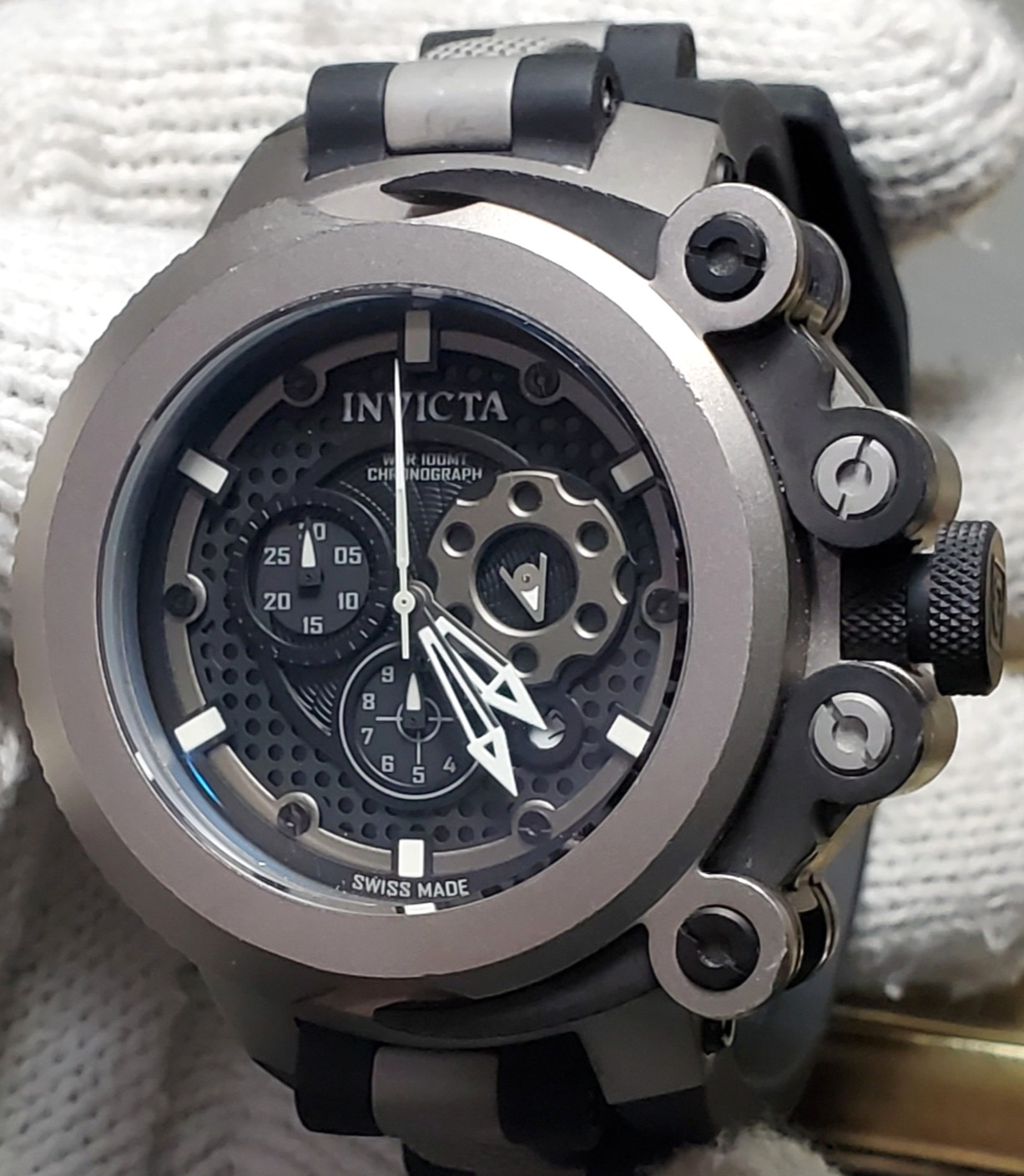 INVICTA COALITION FORCES TRIGGER MODEL No. 0956, 55mm, SWISS TITANIUM WATCH