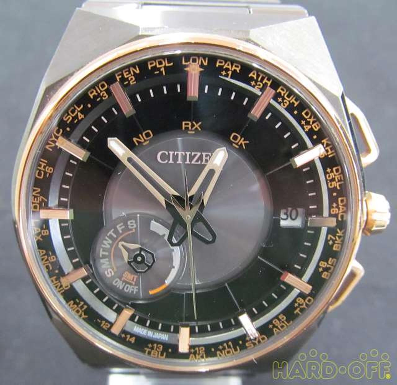 [B1N] Citizen Eco Drive Satellite Wave CC2004-59E F150 JDM Titanium [x2s]