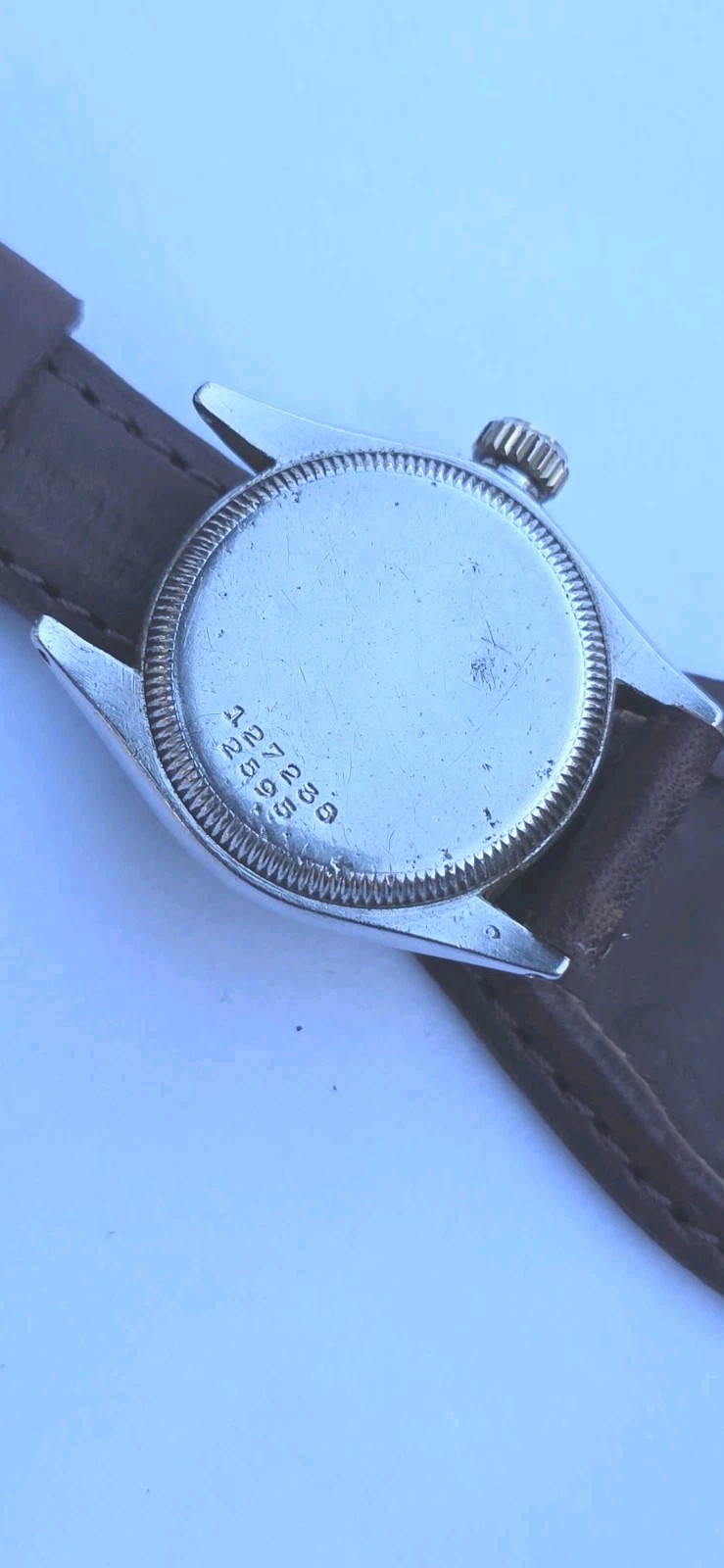 Vintage ROLEX Oyster Chronometer Ref 2595 Military 29mm Patina Dial Manual Watch