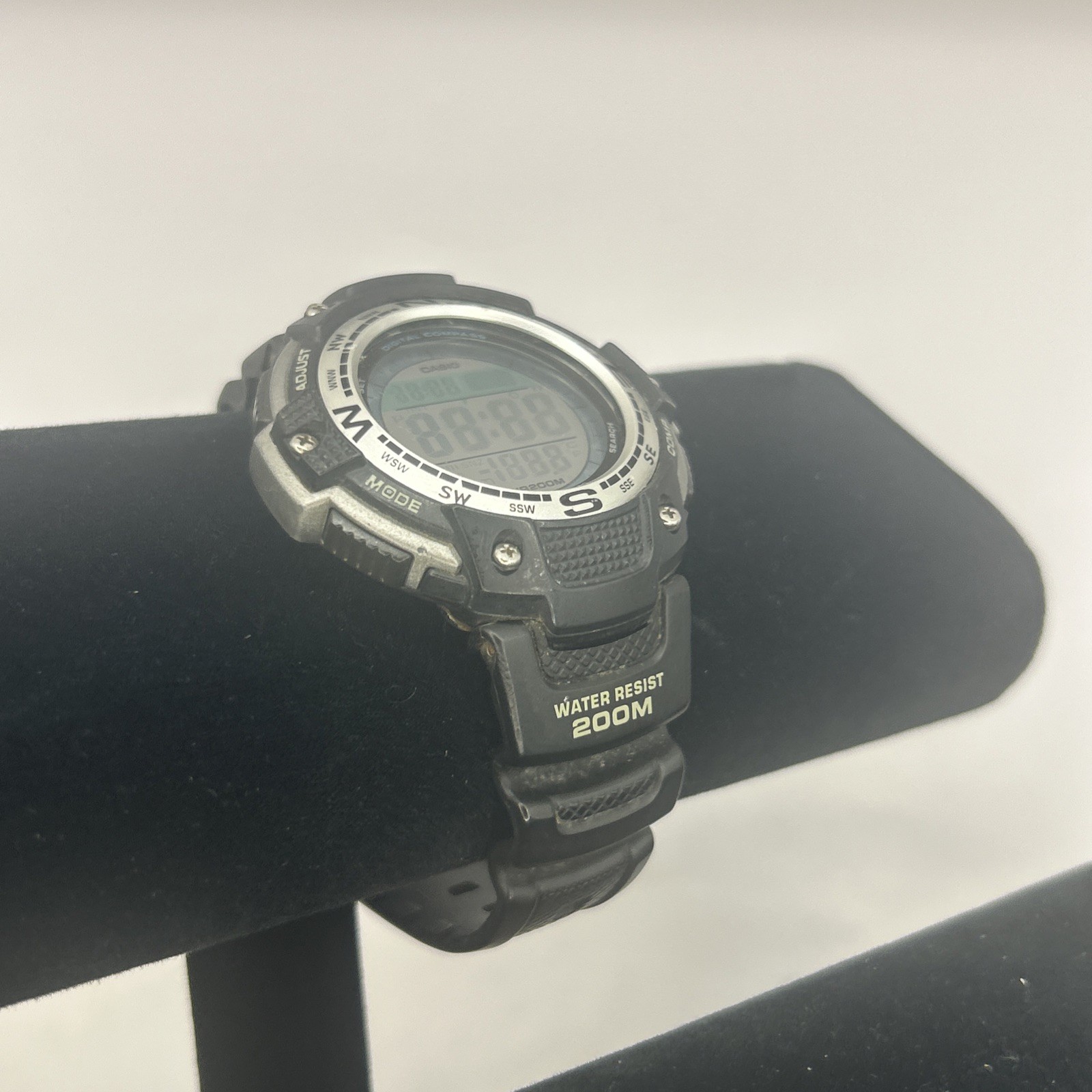 Casio SGW-100 Twin Sensor Watch Black 200M Water Resist Compass Thermometer