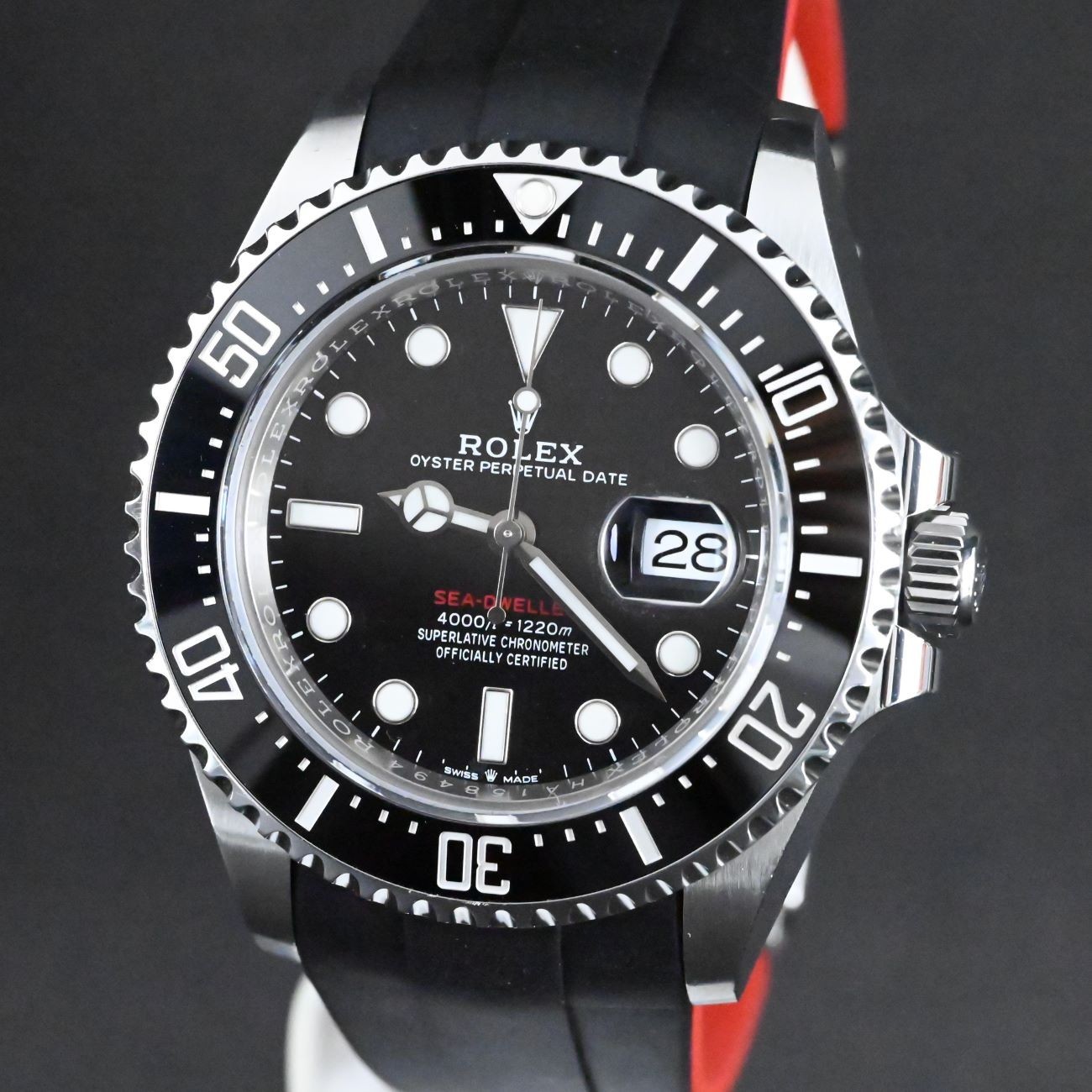 ROLEX SEA DWELLER 126600 SINGLE RED MARK 2 WATCH 43 MM (FULL SET & ORIGINAL)