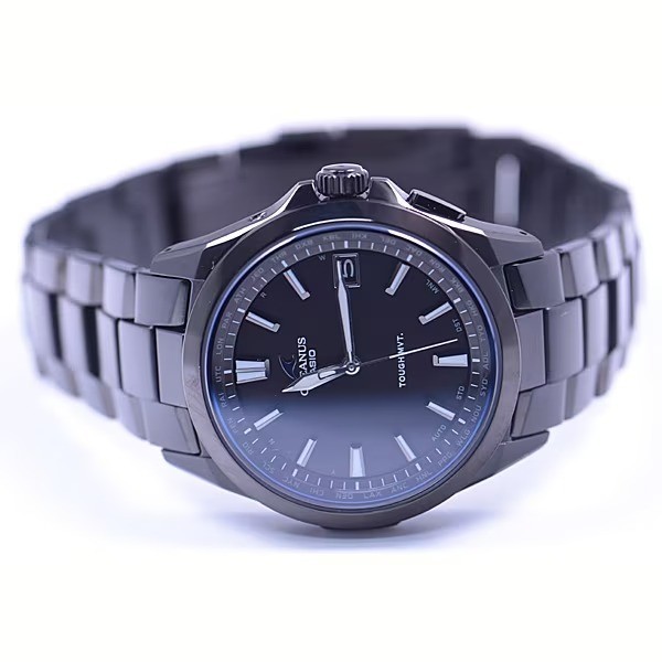 Casio Oceanus OCW-S100B-1AJF Black Titanium Sapphire Tough Solar Radio Men Watch
