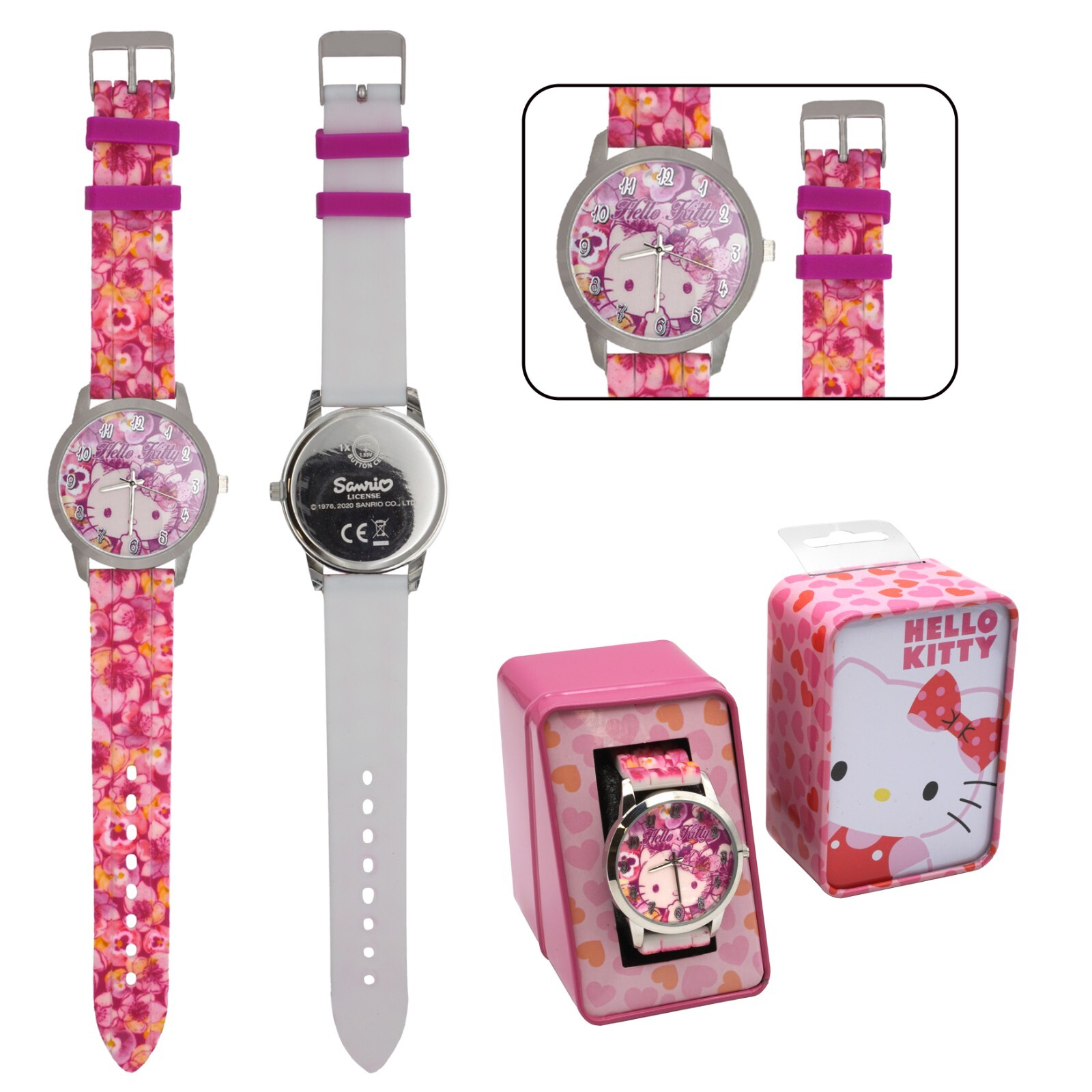 24.5cm Licensed Analoge Quartz Watch with Leather Strap in Gift Box Kids Gift