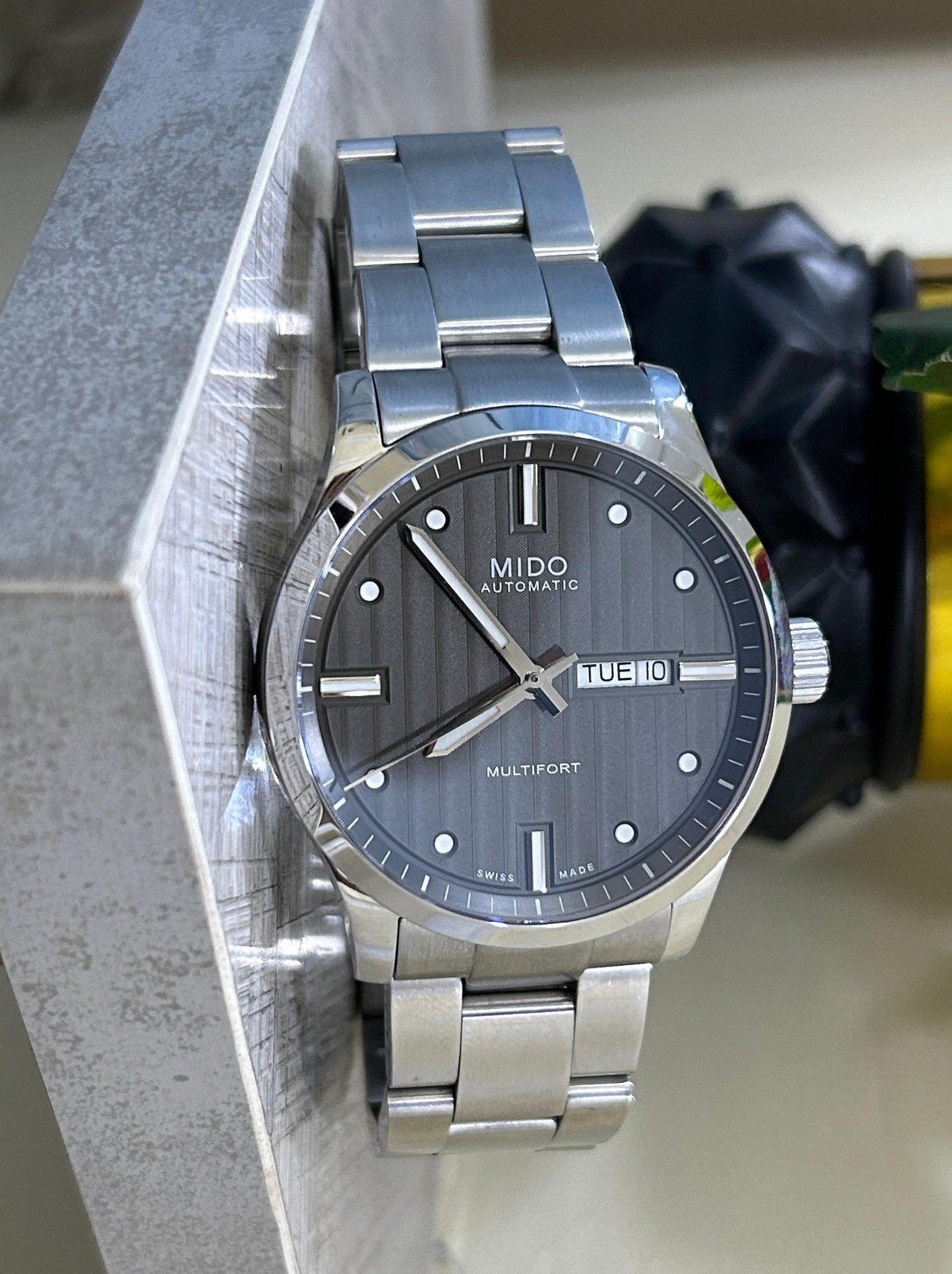 Mido Multifort Dark Gray Dial Automatic Swiss Men’s Watch, Cal-2846 ,25 Jewels