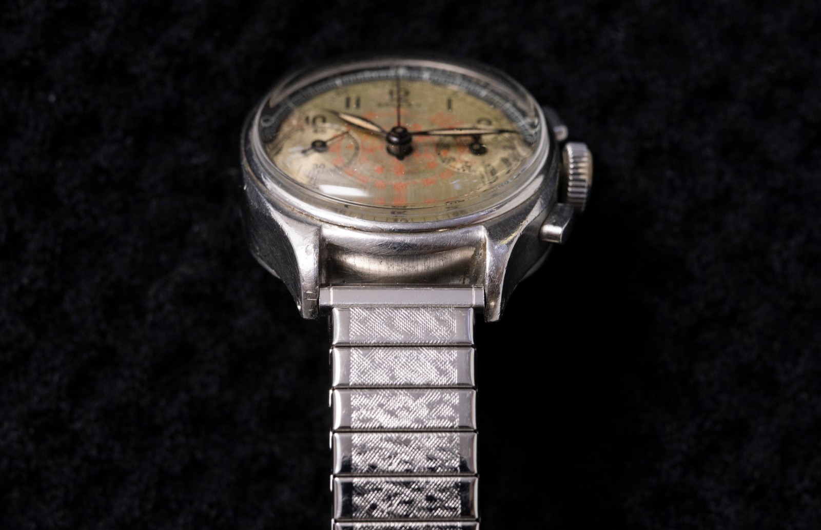 Gallet Commander Chronograph Watch – Excelsior Park – Black Telemeter – 1940s