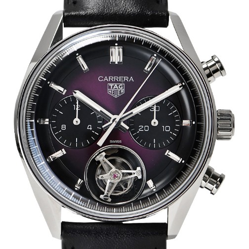 TAG HEUER – Carrera Chronograph Tourbillon in Brushed and Polished