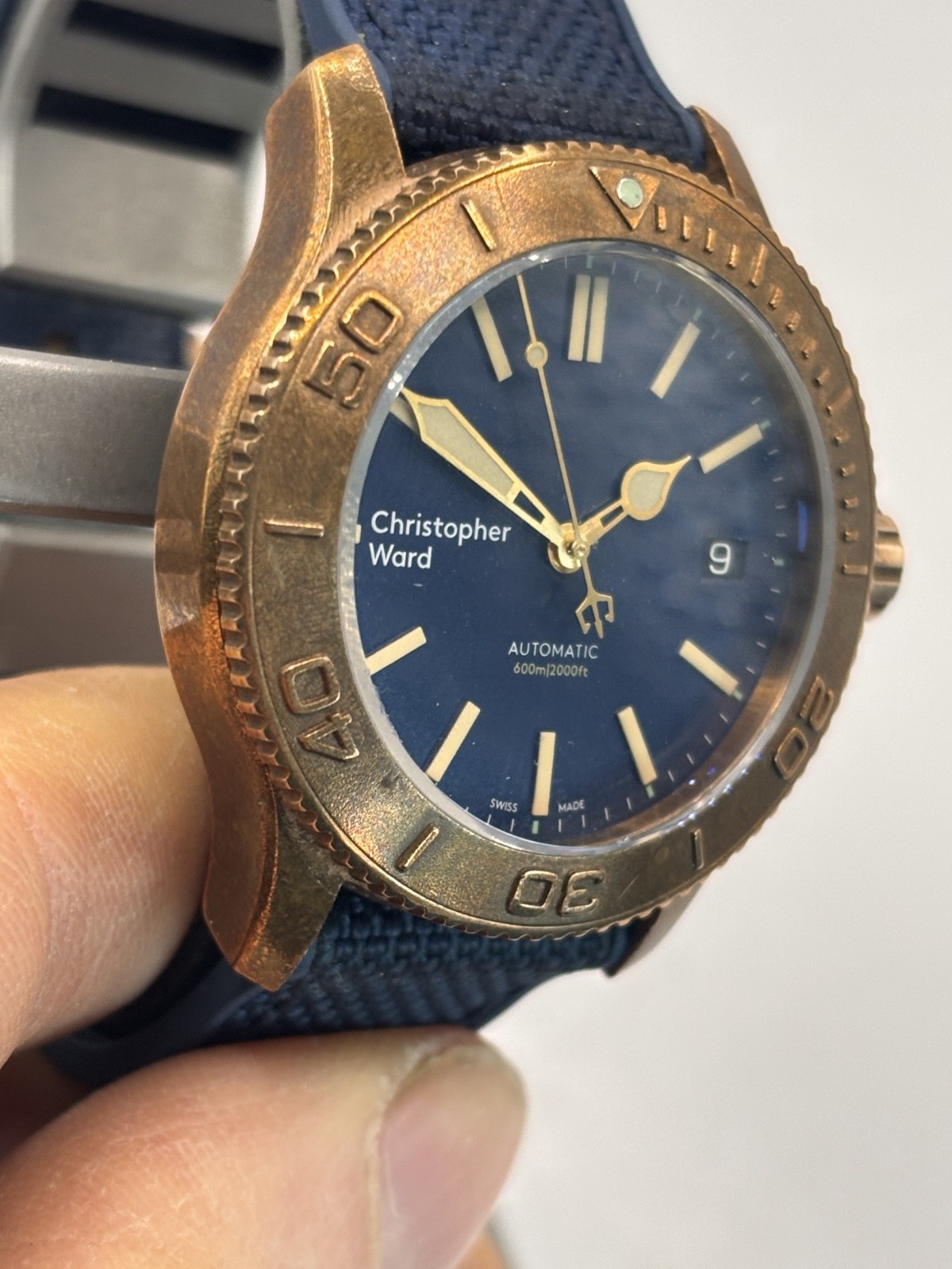 Christopher Ward C60 Trident Mk2 Pro 600 Bronze 38mm (11/2018) WH1736T