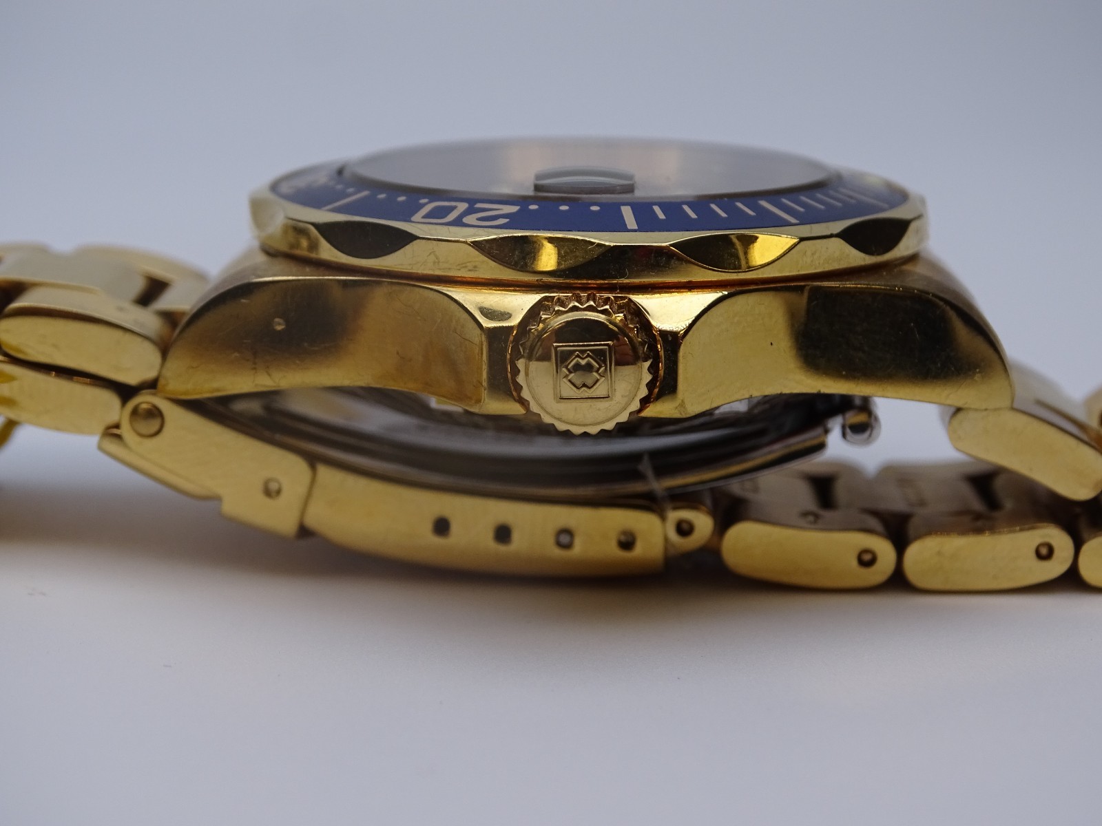 Invicta Pro Driver Automatic Blue Dial Yellow Gold Plated 89300 Men’s Watch