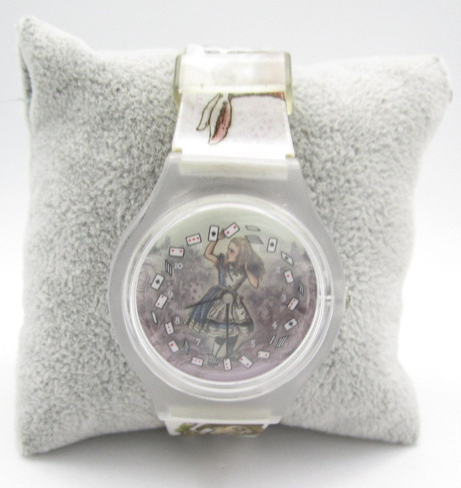 2016 Women Tempus Fugit Alice in Wonderland 36mm Watch (I25) “New Battery”
