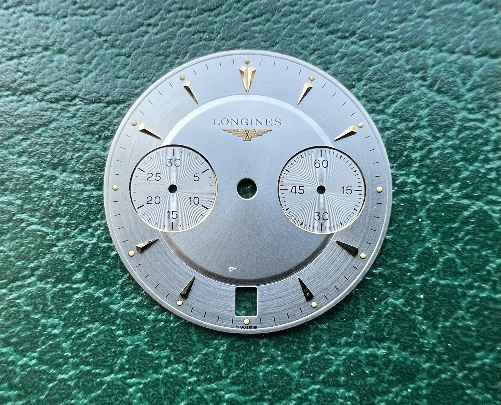 Authentic Longines 1832 Chronograph Silver & Gold Arrow Markers – OC#975