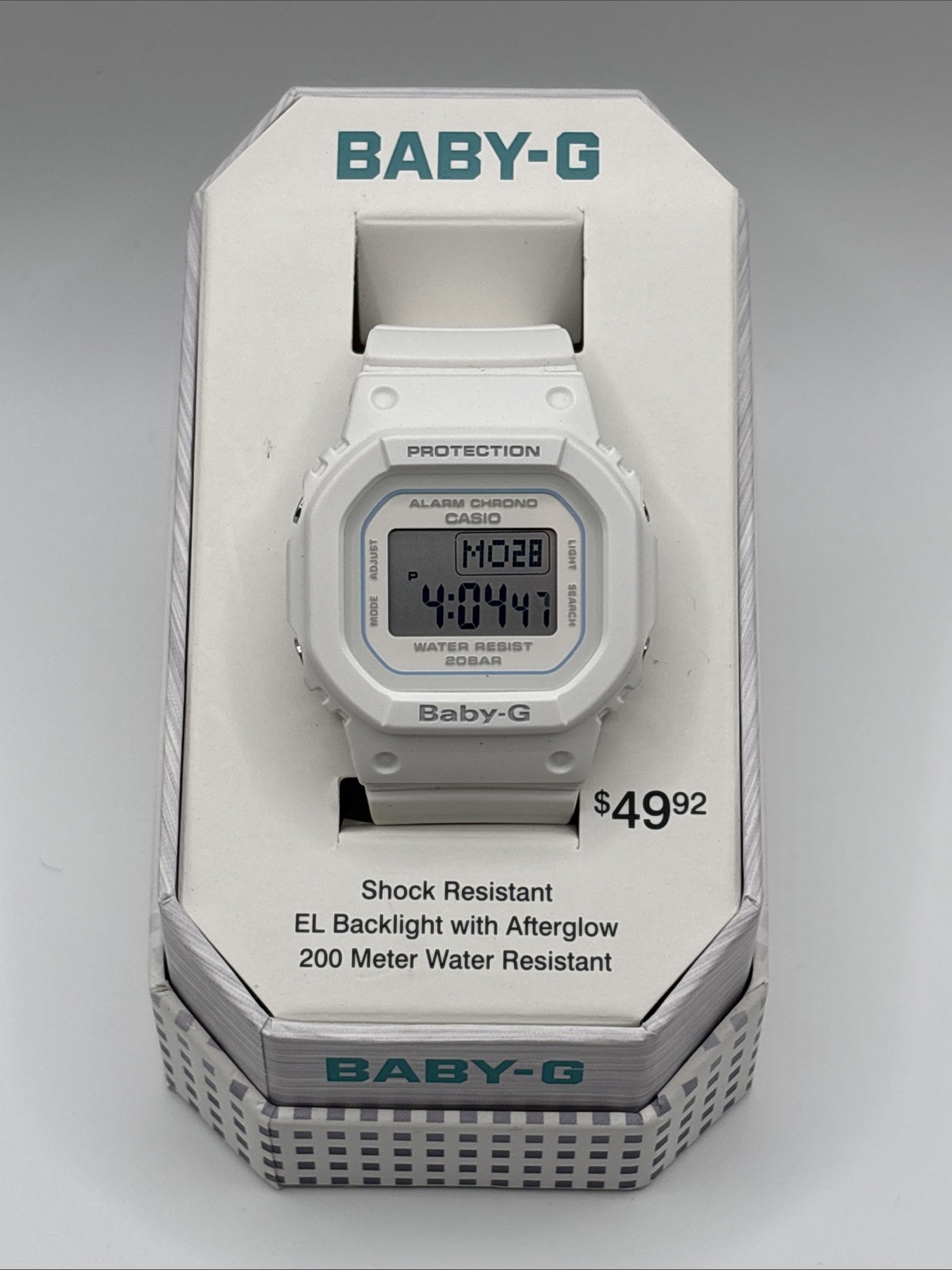 Casio Women’s Watch Baby-G World Timer White BGD560-7TN Shock Resistant NEW