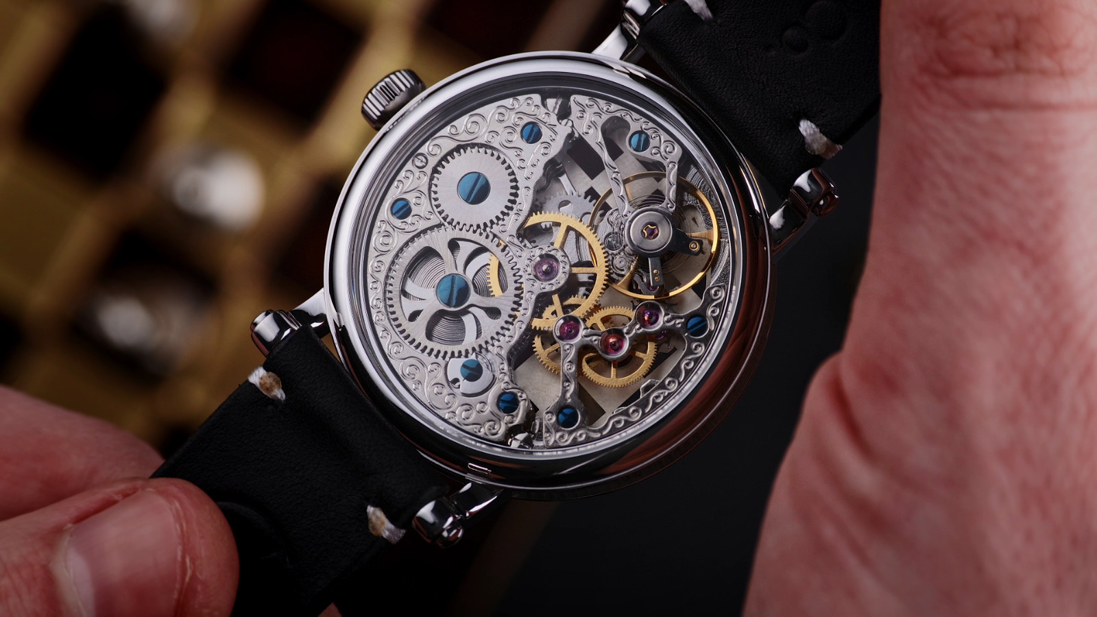 Сhess watch, Skeleton watch, Handmade watch, Mechanical watch, Artisan watch