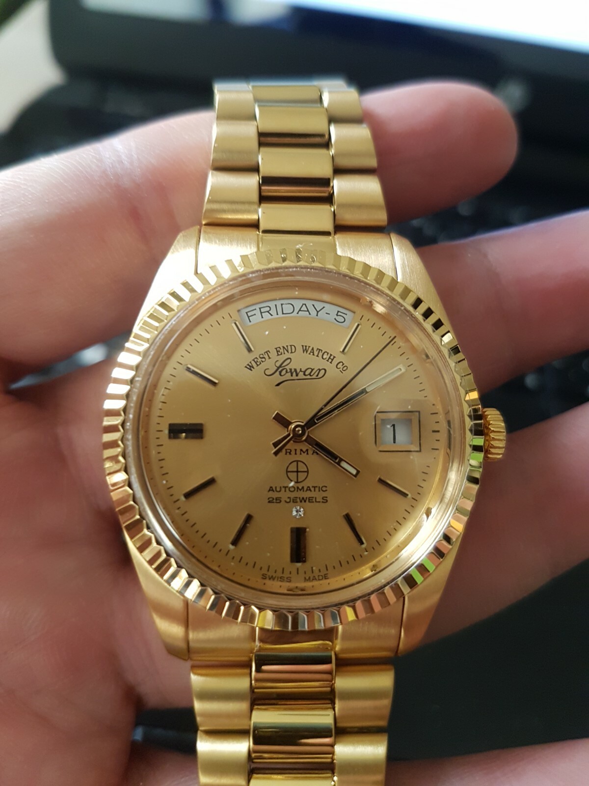 West End 5027.35.2708B Automatic Classic Oyster Swiss Unisex Rare Watch