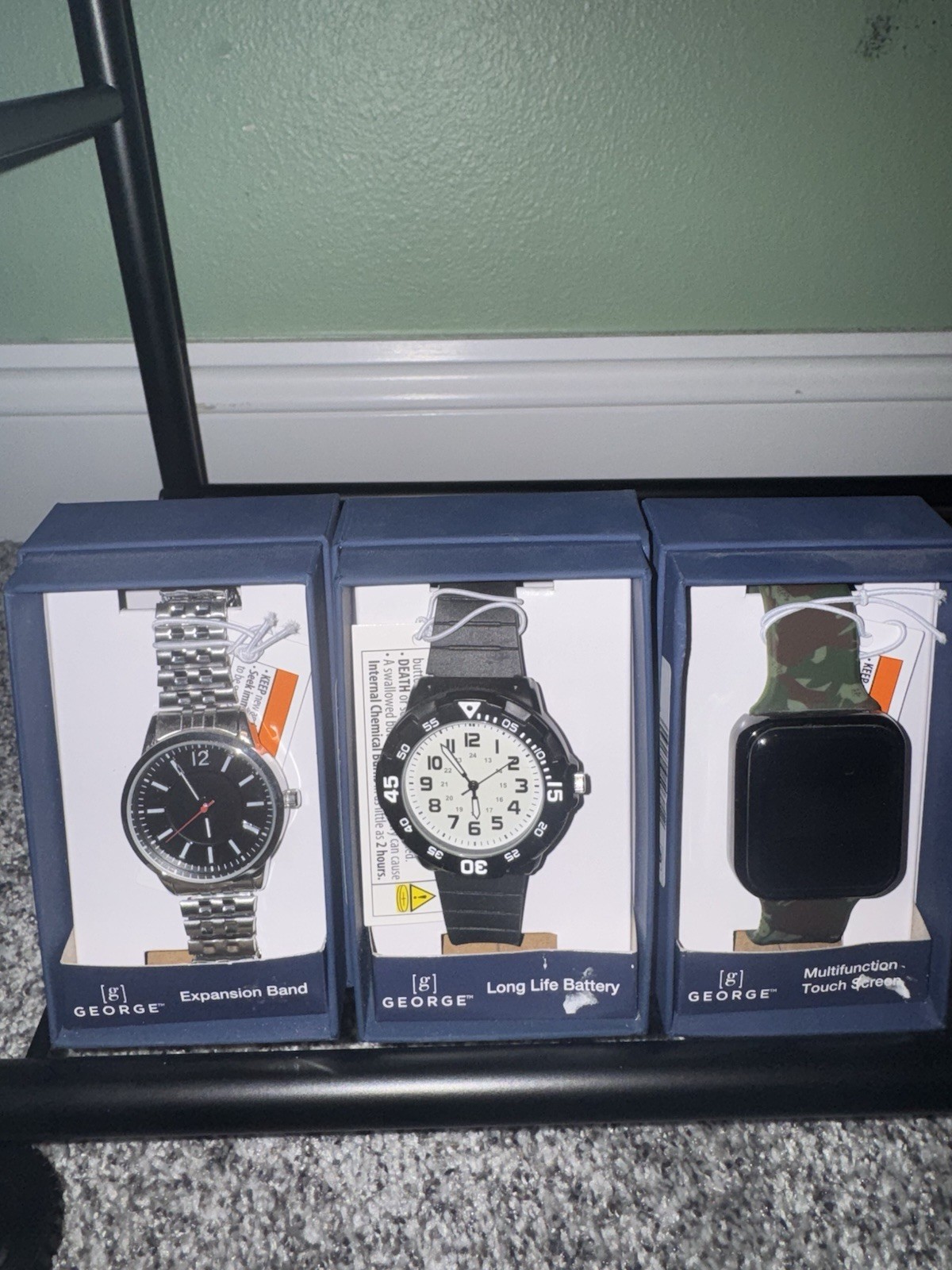 Men’s Watch Lot, Assorted Mixed Styles Analog & Digital New George Brand all new