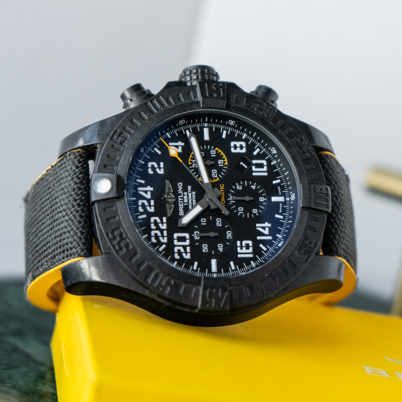 Breitling Avenger Hurricane 50mm Black 24H Dial 2017 Breitlight Military XB1210