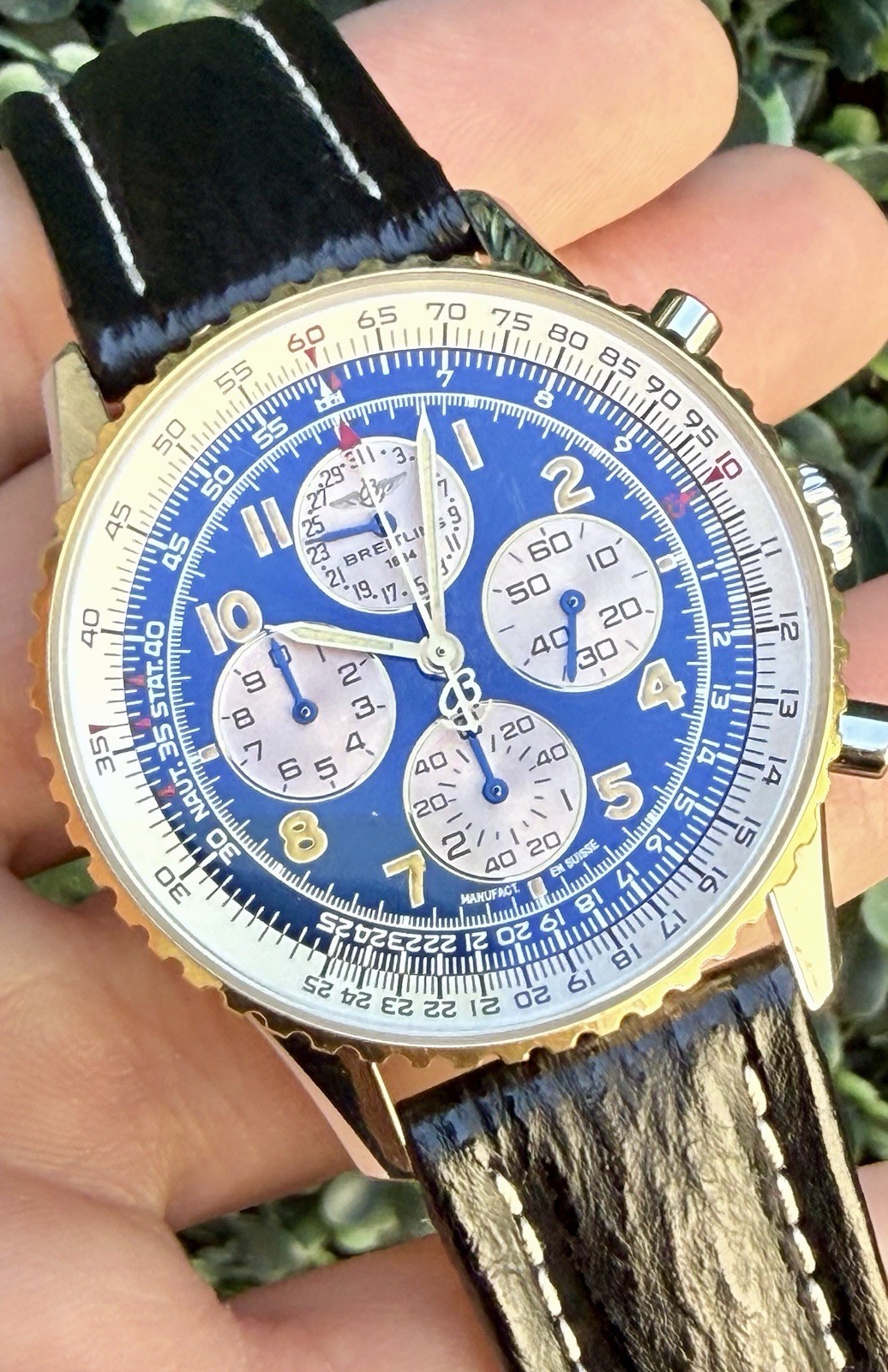 Breitling Navitimer Airborne Ref D33030 Blue Dial 38mm Automatic Box Paperwork