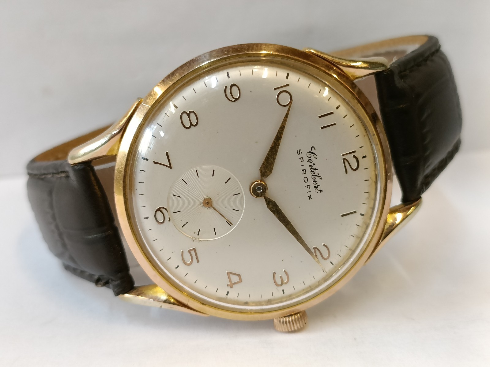 CORTEBERT SPIROFIX JUMBO SUB-SECOND WINDING SWISS MEN’S WORKING CONDITION