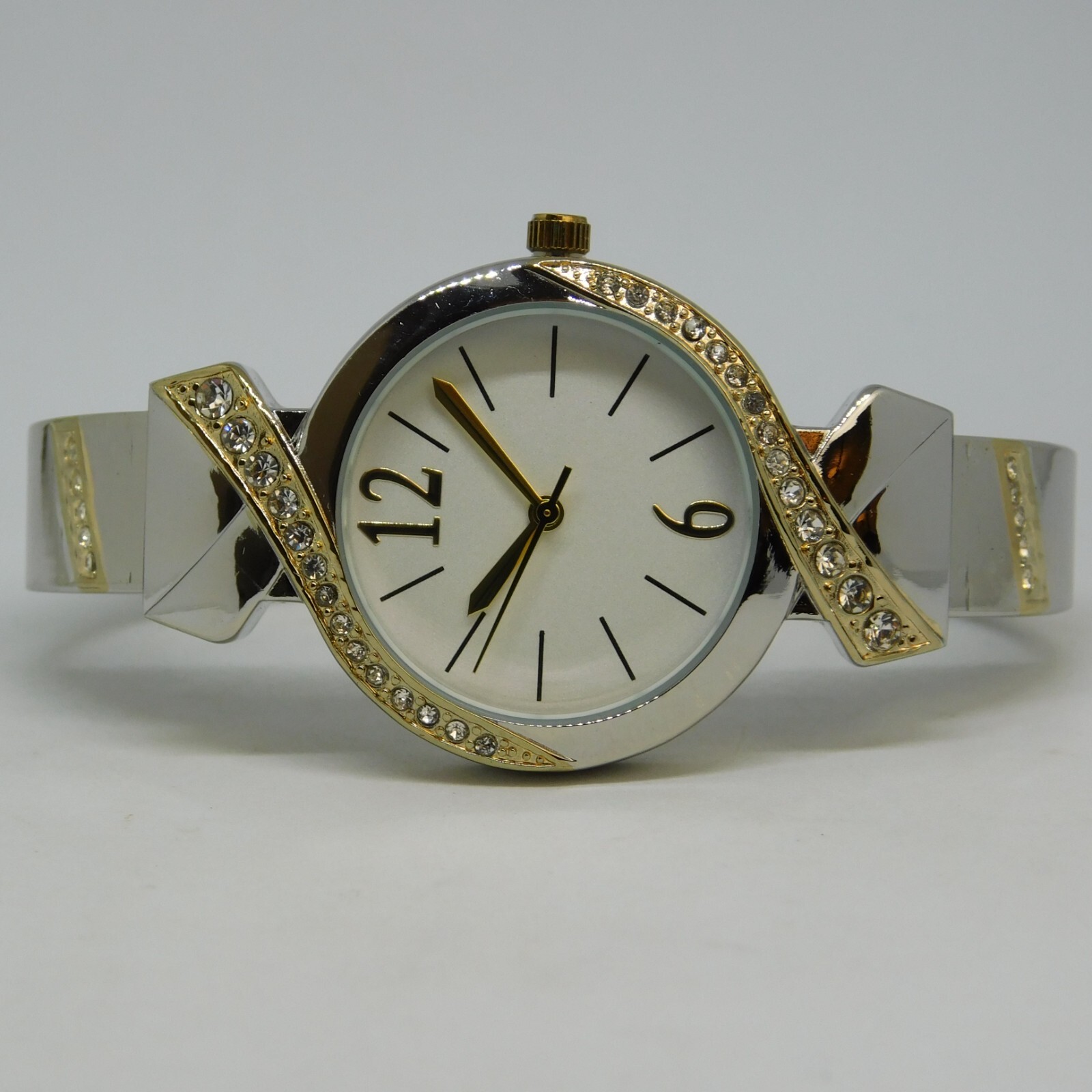 ACCUTIME WATCH CORP. WAC4375KL Quartz Analog Women’s Watch Sz.6 1/2″ New Battery