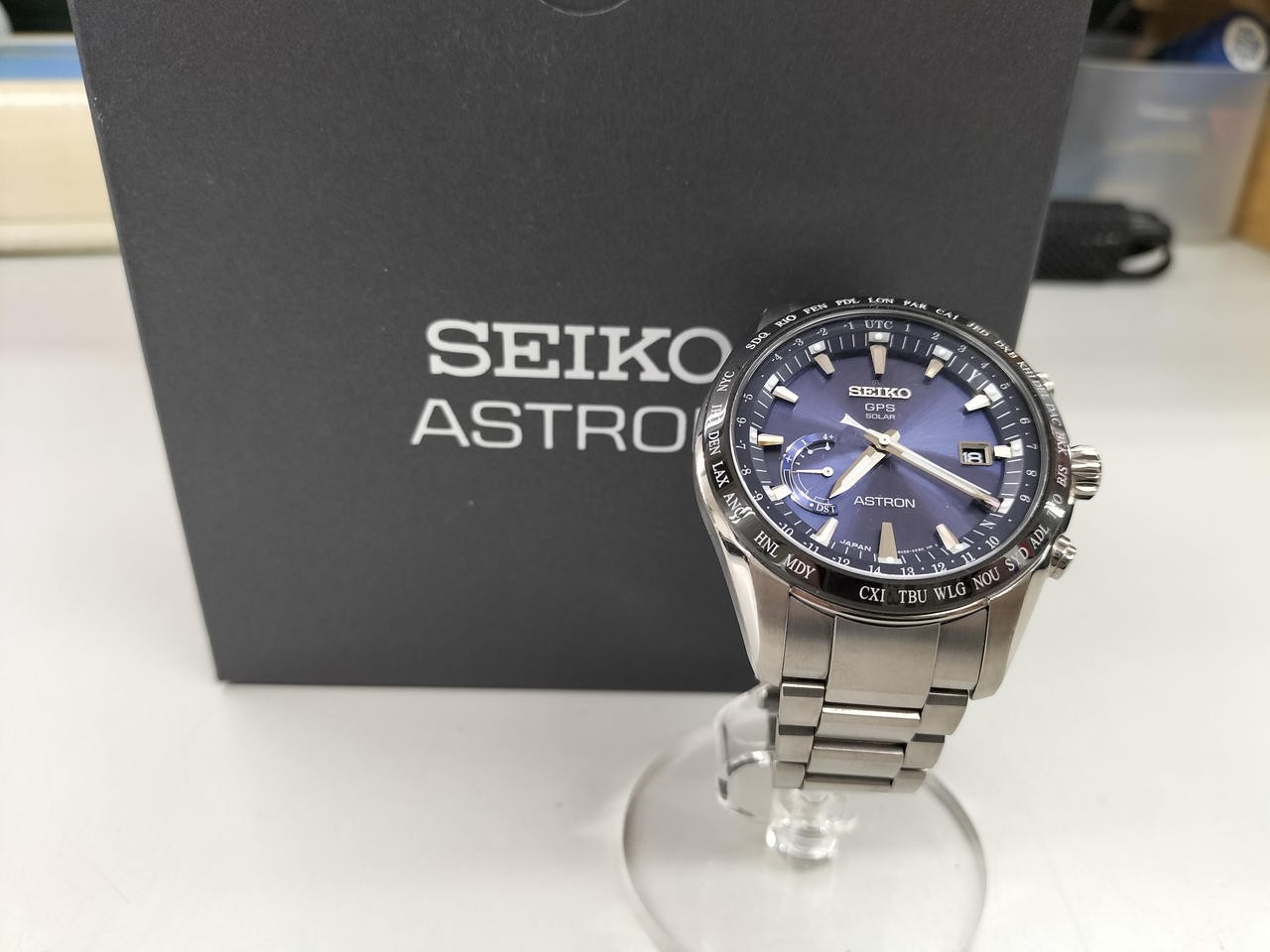 [B1N] Seiko Astron SBXB085 8X22-0AG0 GPS Solar Titanium JDM Watch [w8p]