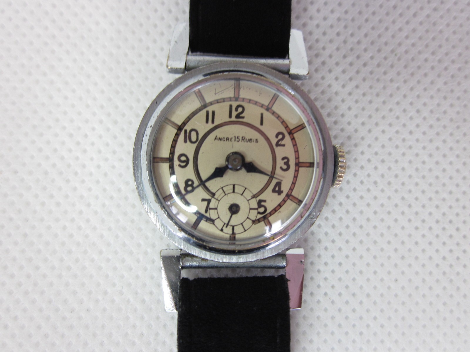 ANCRE 15 JEWELS MOVEMENT STILL MECHANICAL WRISTWATCH X WOMEN WORKING