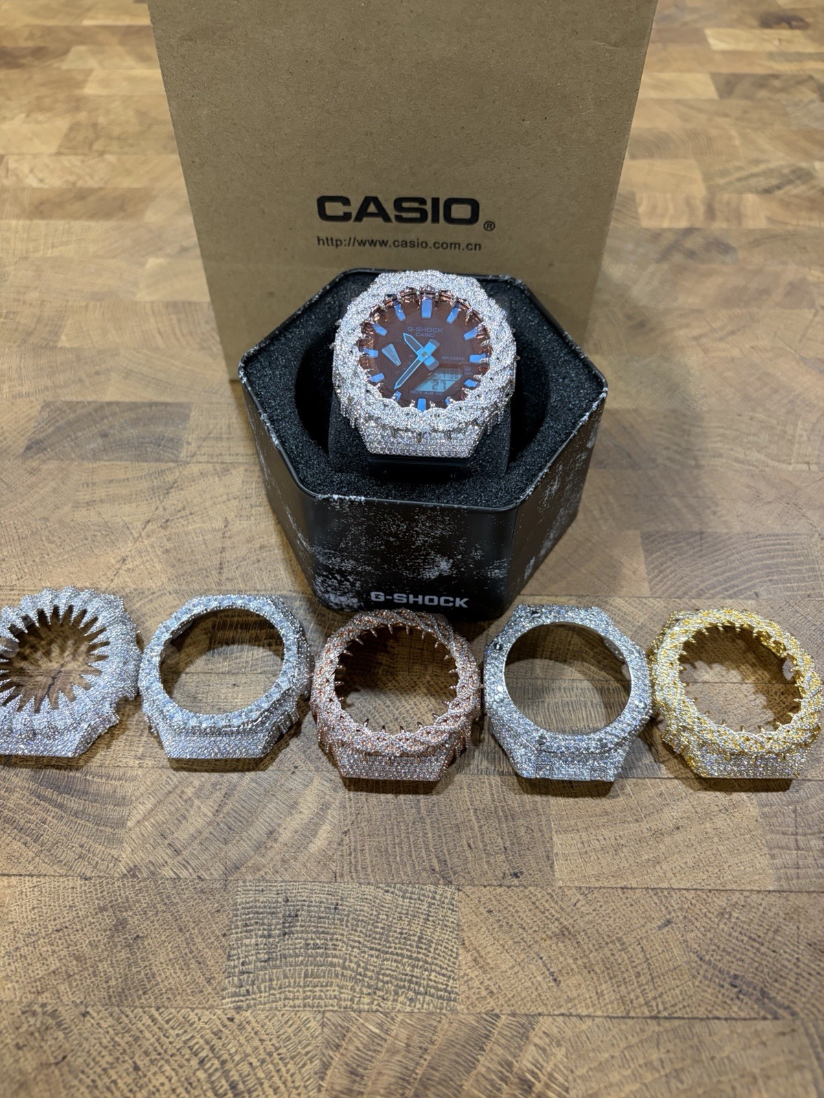 Casio G-SHOCK Analog-Digital Black Resin Band 200m Quartz w/ Box