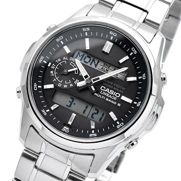 CASIO LINEAGE LCW-M300D-1AJF Solar Atomic Radio Analog Digital Men’s Watch Gift