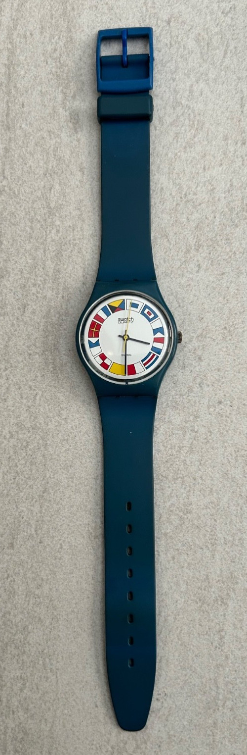 Swatch – 12 Flags – GS101 – Gent – 1984