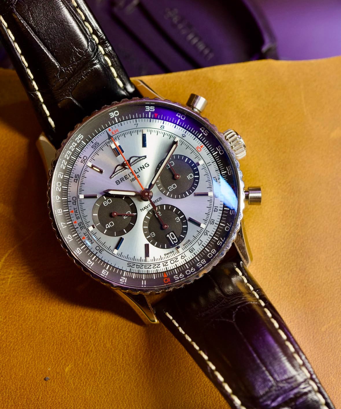 Breitling Navitimer B01 Chronograph 43 Ice Blue AB0138