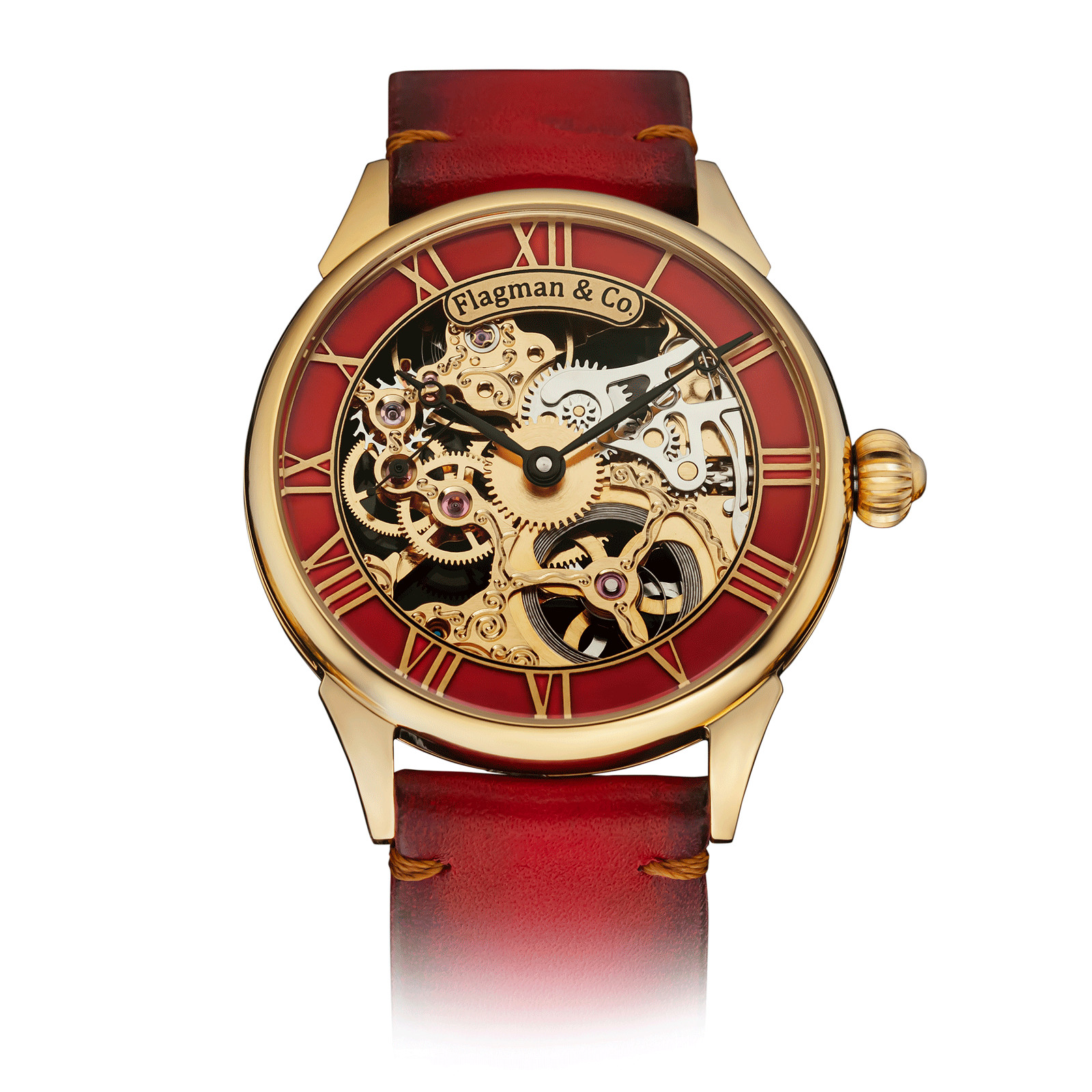 Handmade Skeleton Watch, Artisan watch, Mechanical watch, Unisex watch