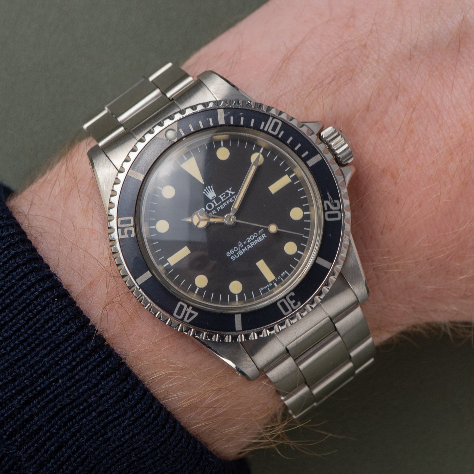 Rolex Submariner Ref. 5513 – Box and Papers – 1977