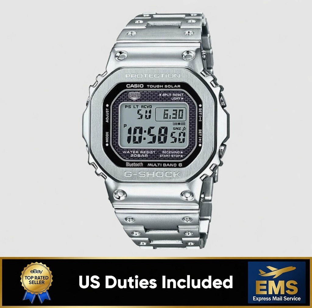 Casio G-Shock GMW-B5000D-1, (100% Authentic)