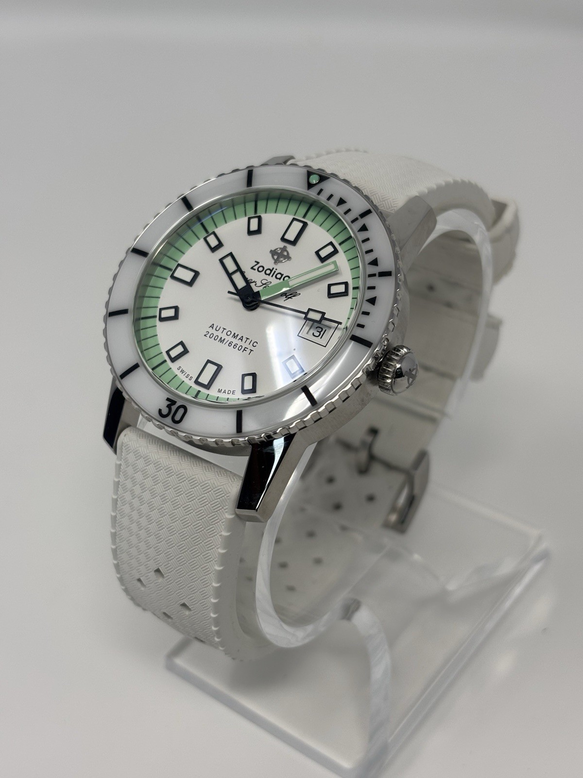 Zodiac Super Sea Wolf Automatic Diver Watch ZO9309 ‘Spearmint’