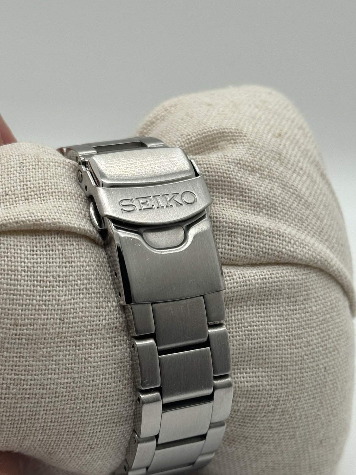 Seiko SRPL77K1 Automatic Diver Blue Dial/Bezel Steel Bracelet Day/Date Box