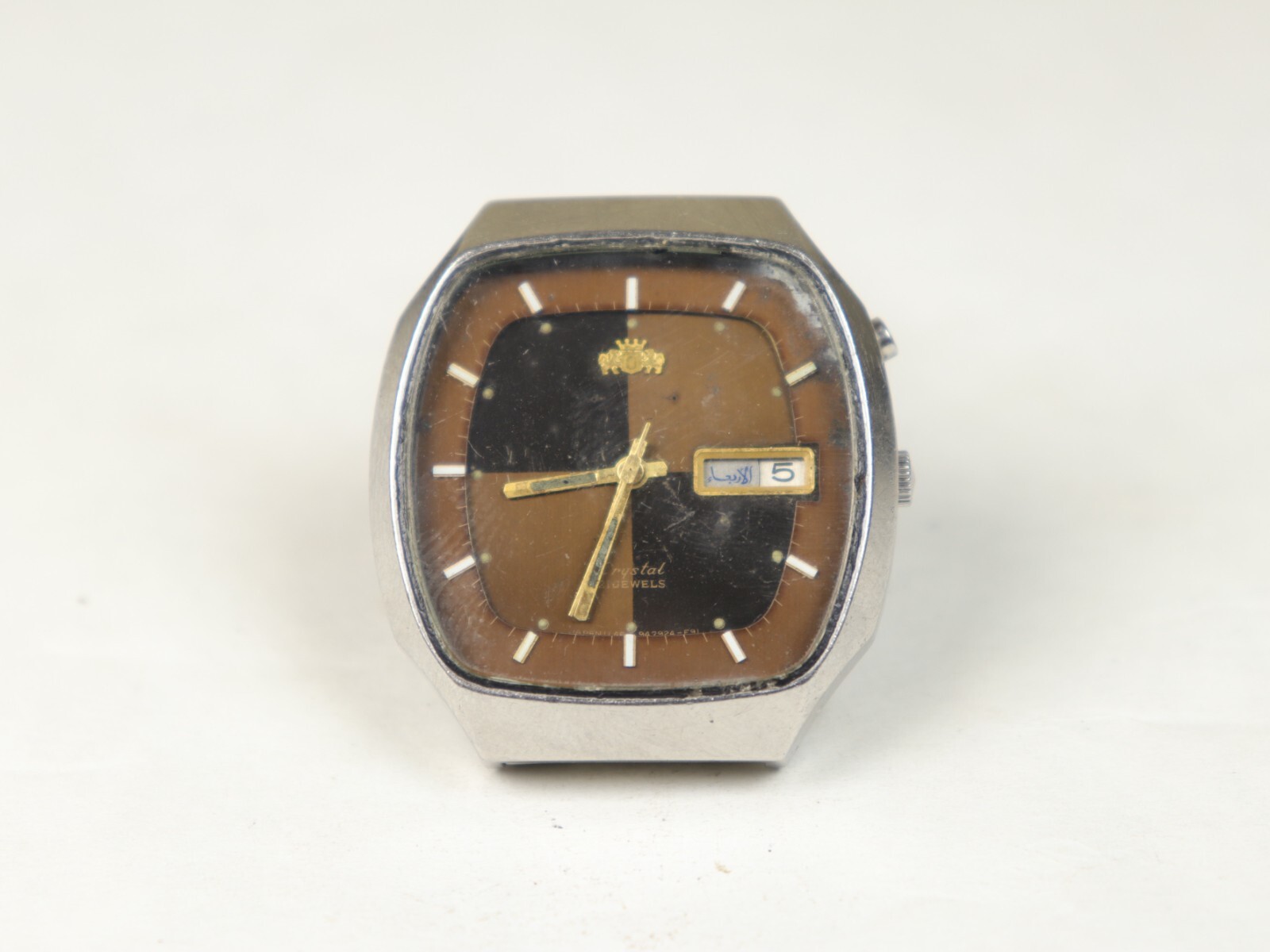 Orient Crystal Automatic G469792-4C CA Vintage Men Watch TV Case Mint Condition