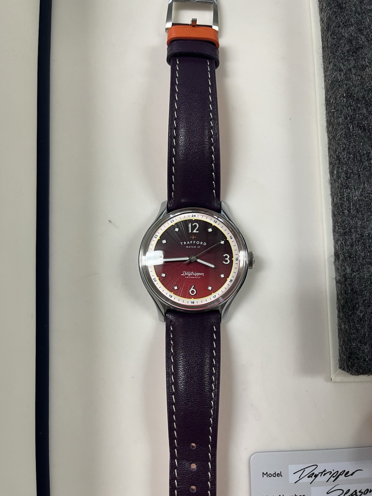 Trafford Watch Co Daytripper Eventide Limited Edition Automatic Rare Mint