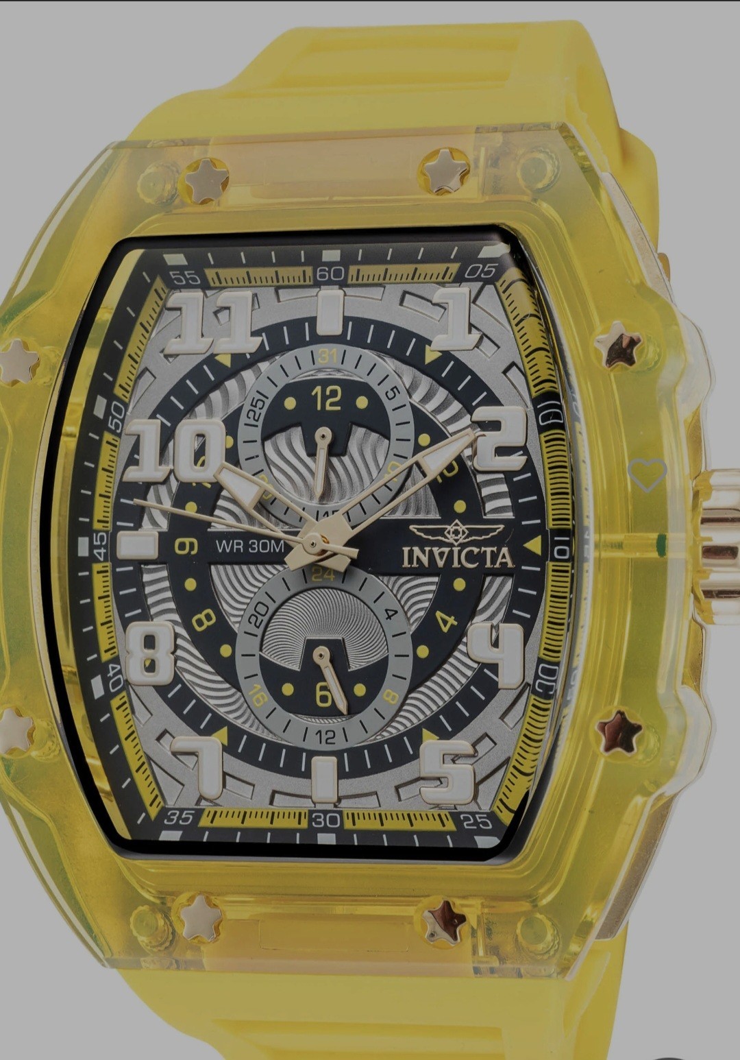 Invicta Men’s Racing Cyclone 48.5mm Quartz Watch 48714