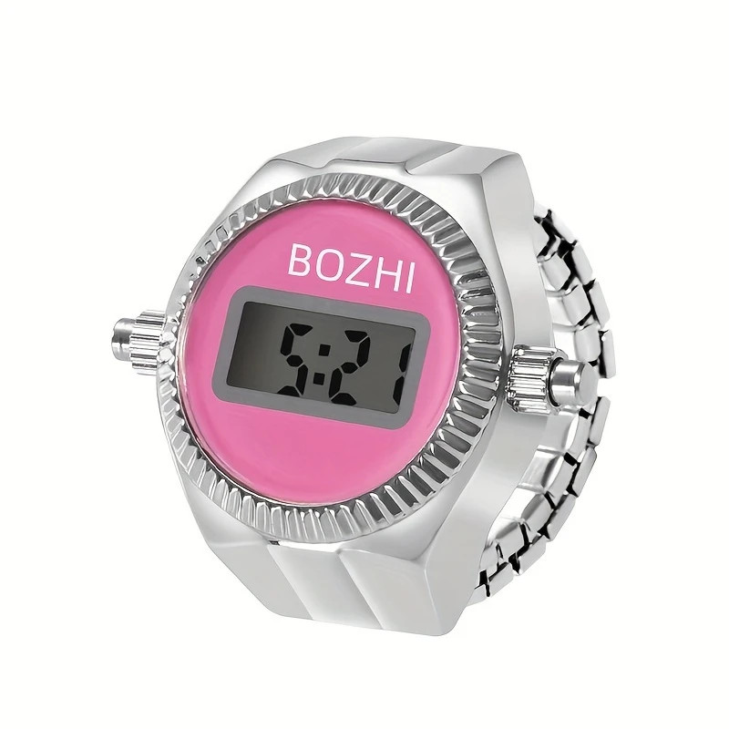 Ring Electronic Watch Can See The Time Creative Ring Finger Watch Simple Men
