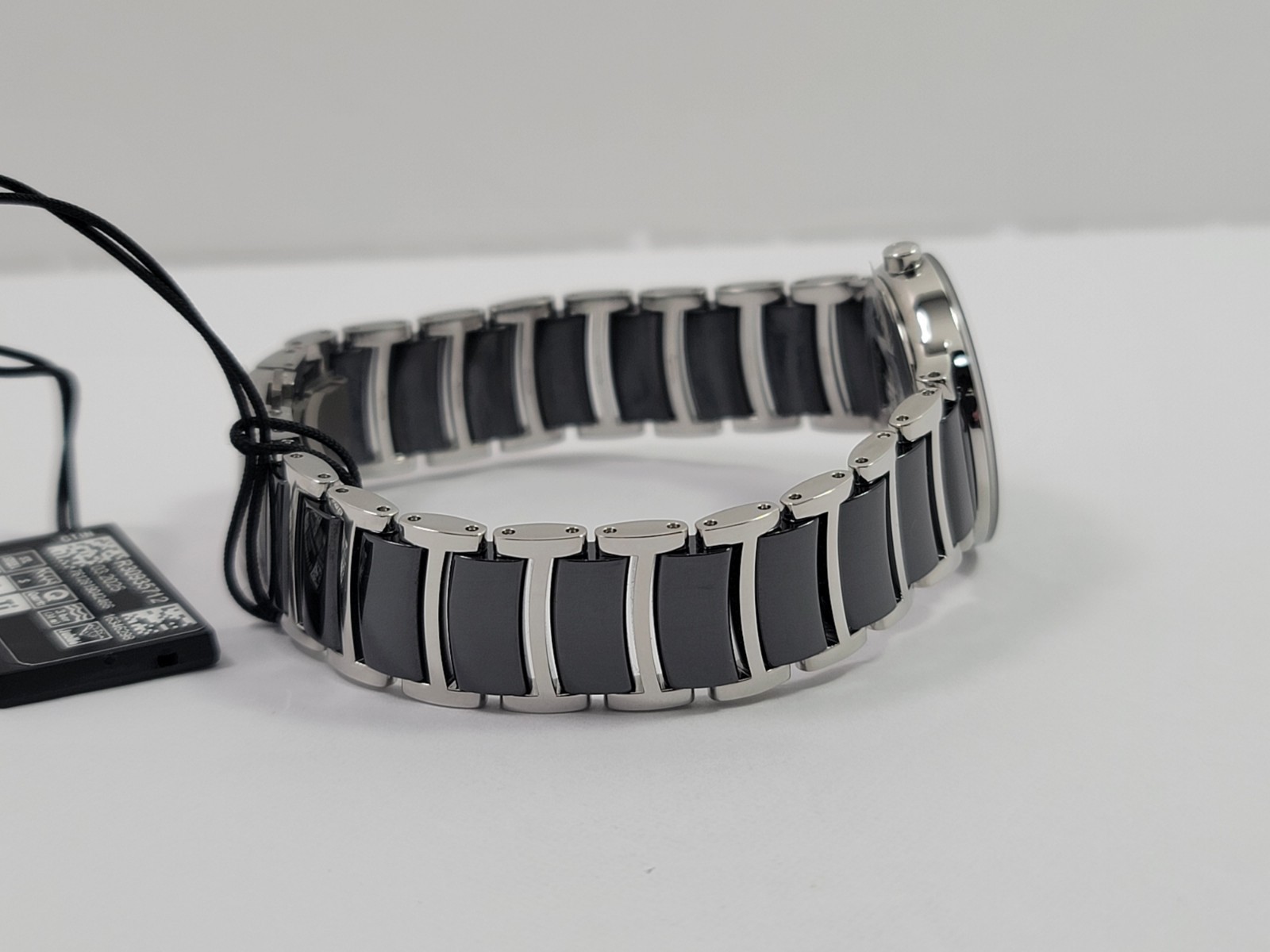 Rado Centrix Quartz Diamond Black Dial Stainless Steel Ladies Watch R30935712
